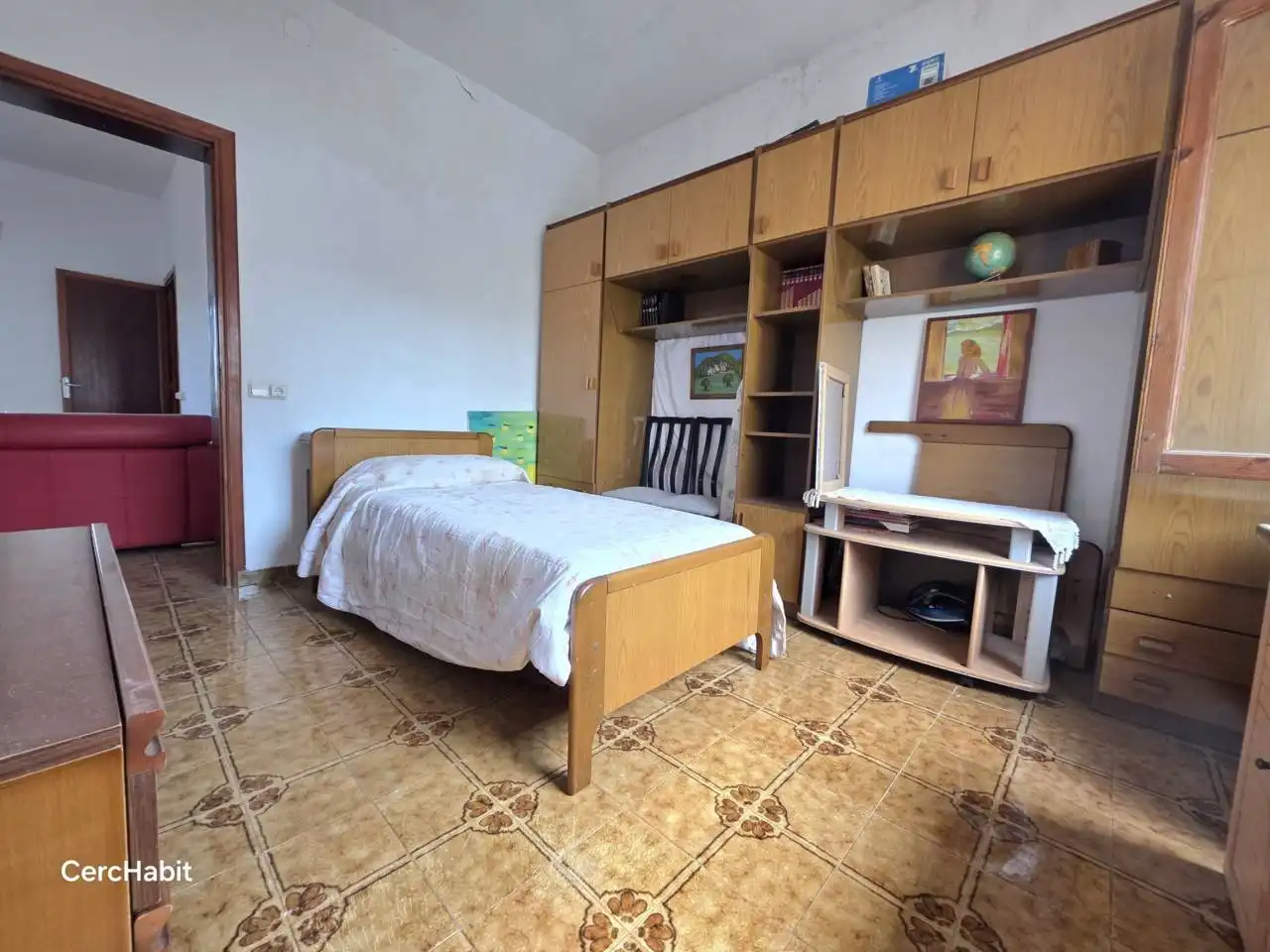 Schlafzimmer von Dachboden zum Verkauf in  Palma de Mallorca mit Klimaanlage und Terrasse