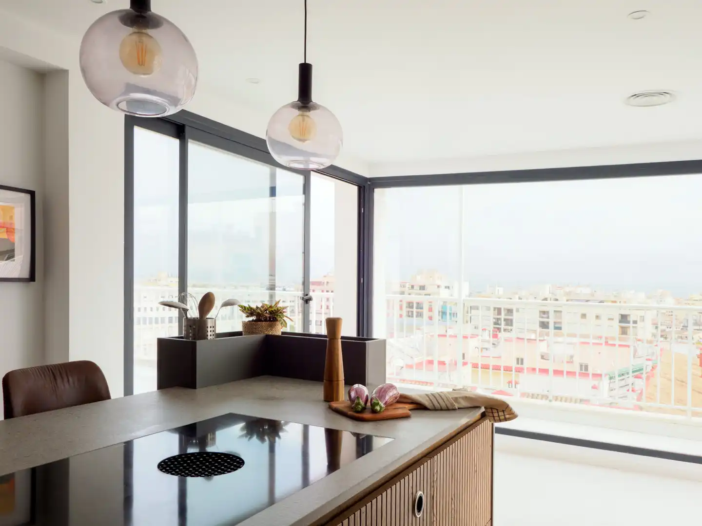 Kitchen of Attic for sale in  Palma de Mallorca  with Air Conditioner and Terrace