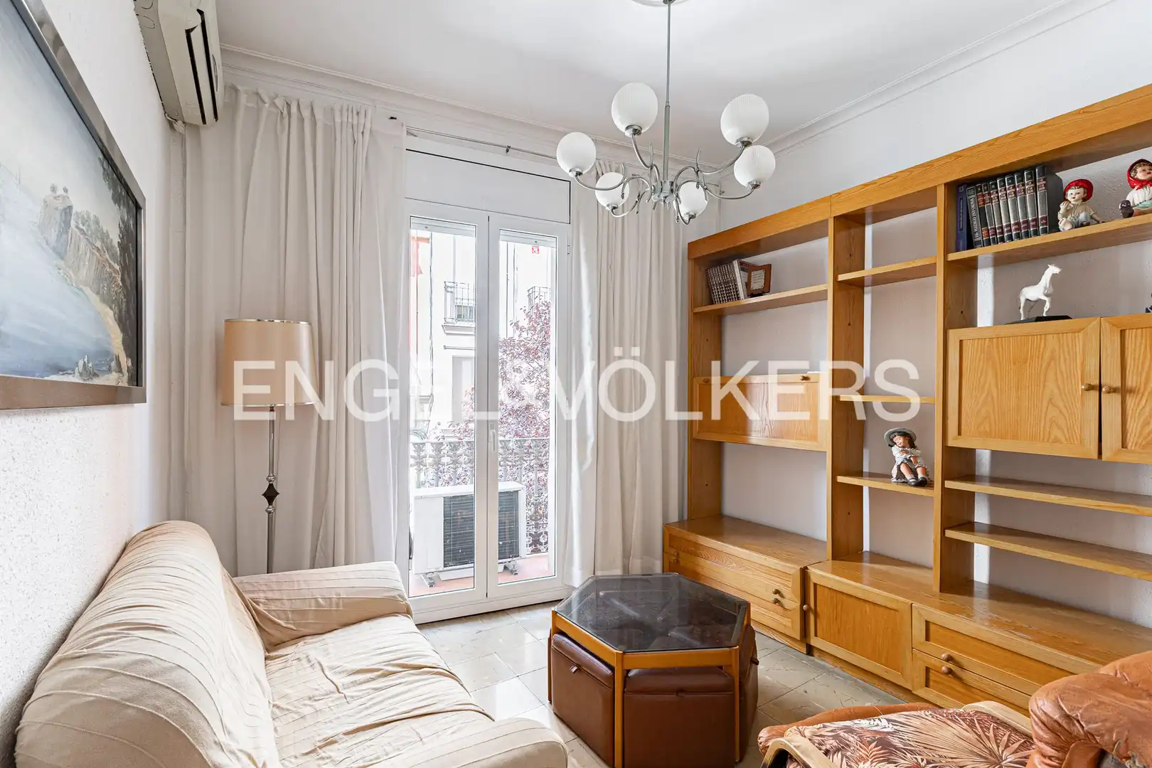 Sala de estar de Piso en venta en Barcelona con Aire acondicionado, Calefacción y Terraza