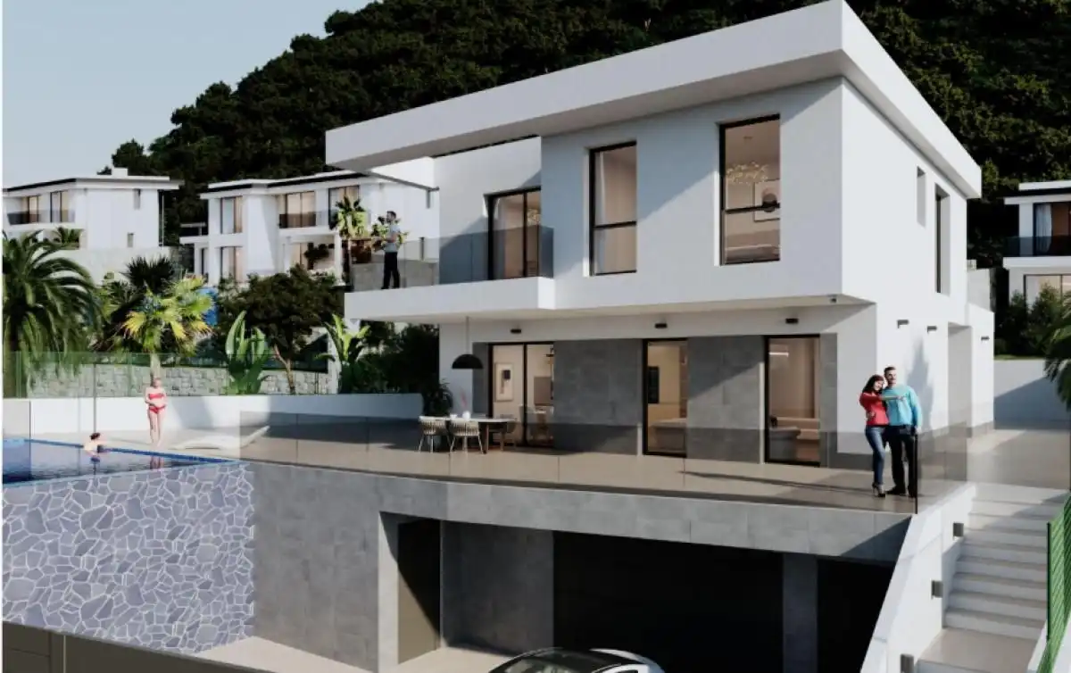 Chalet con piscina en venta en Finestrat Pueblo