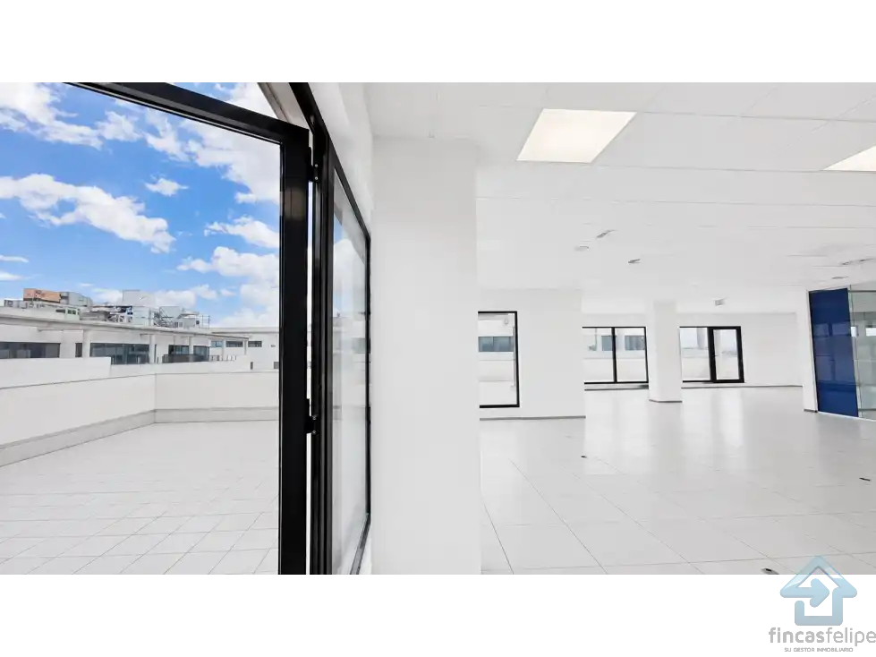 Vista exterior de Oficina de alquiler en Madrid