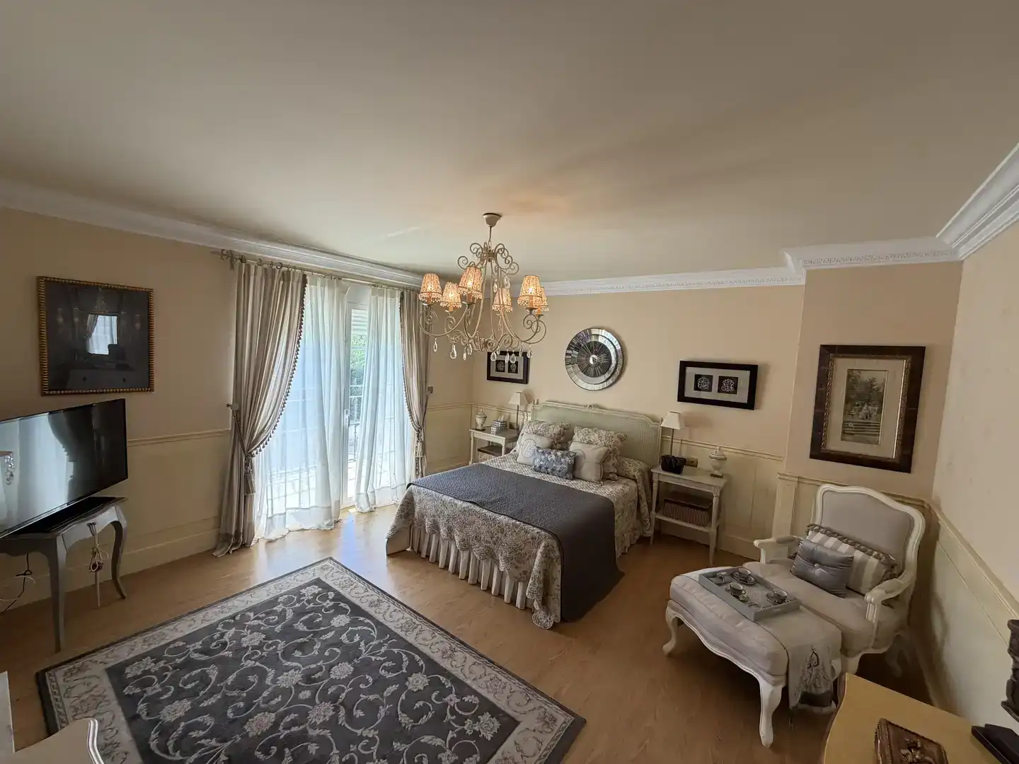 Dormitori de Casa o xalet en venda en Garray amb Jardí privat, Parquet i Piscina