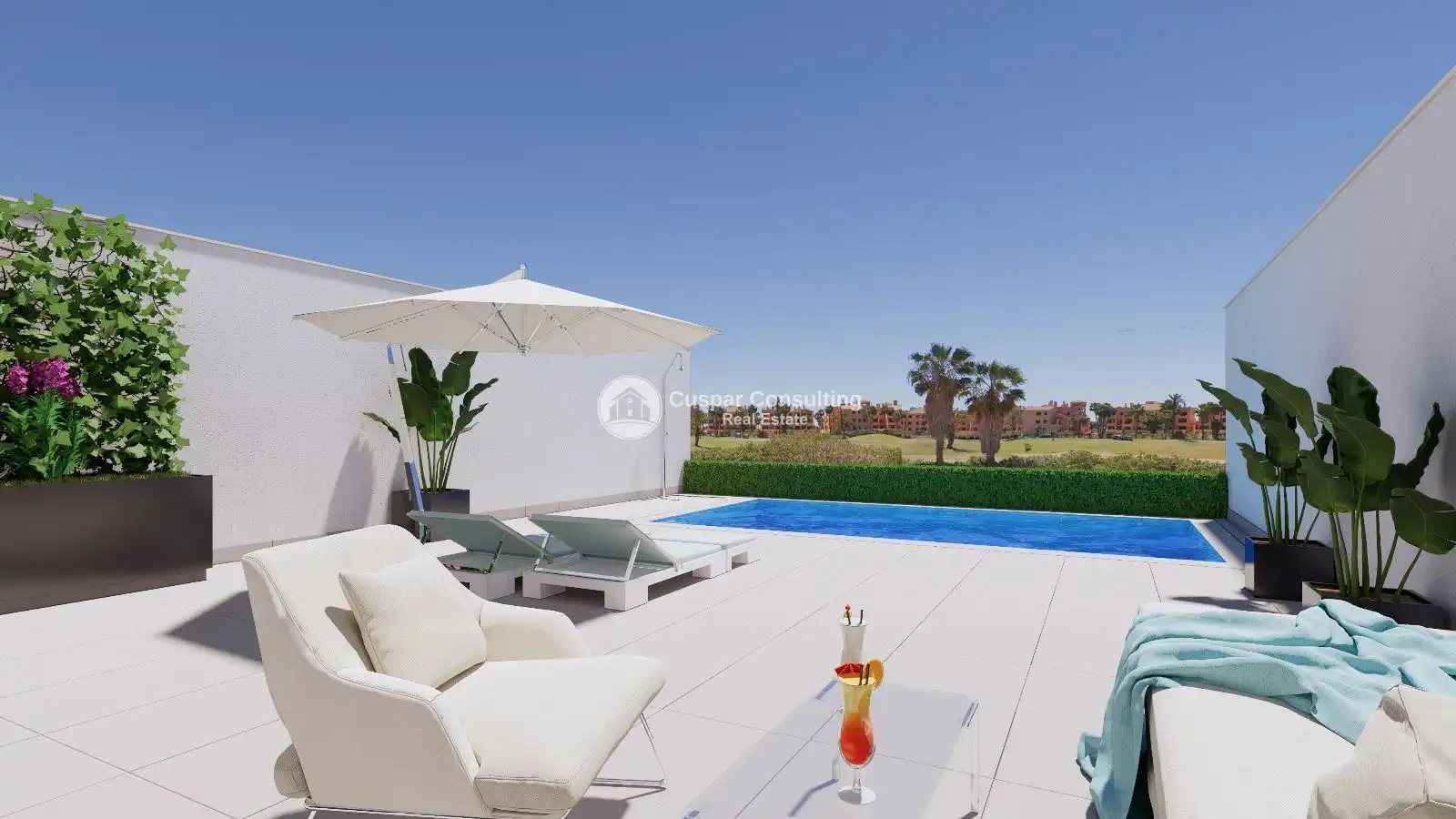 Terraza de Dúplex en venta en Los Alcázares con Aire acondicionado, Calefacción y Terraza