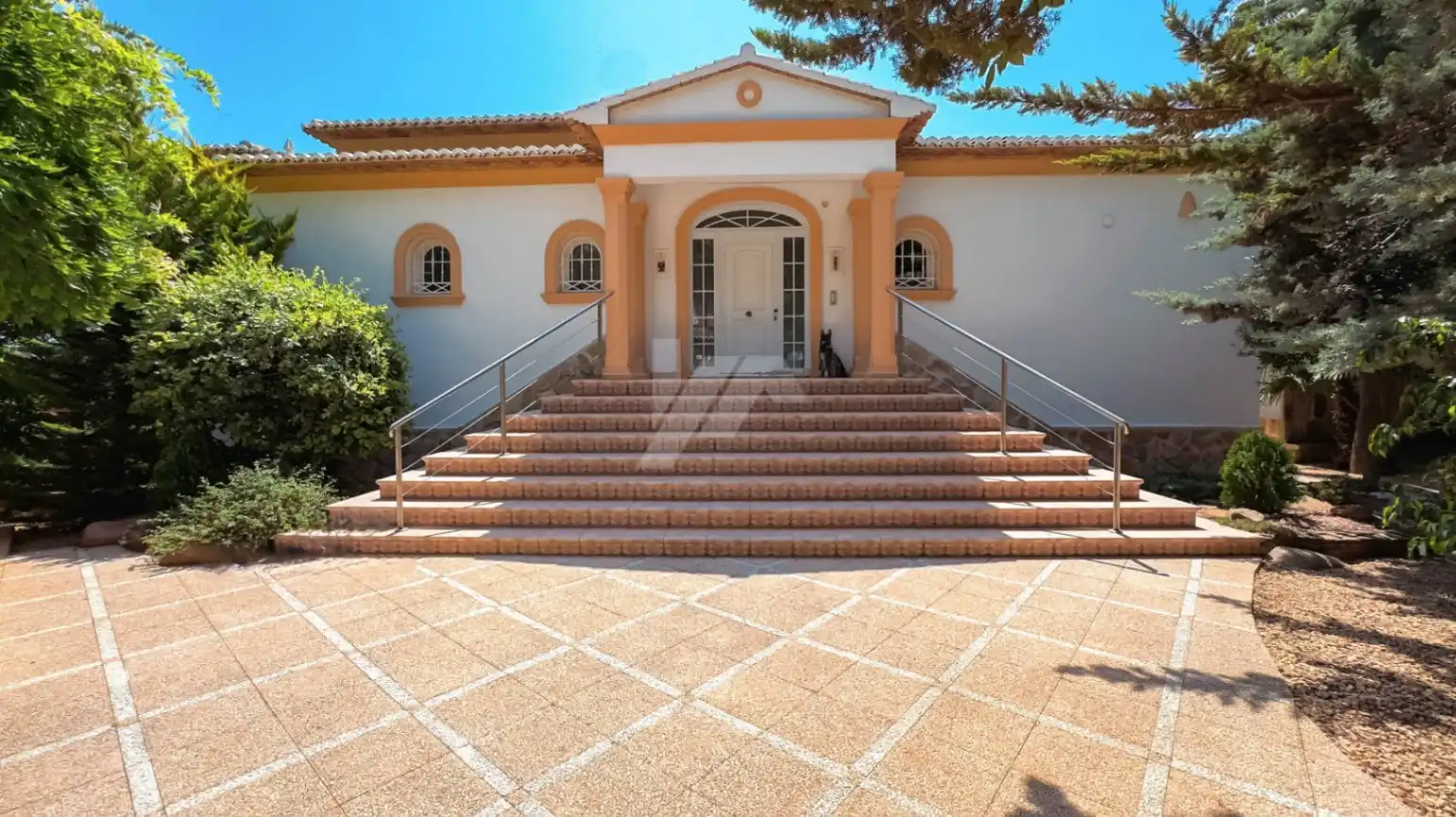 Vista exterior de Casa o chalet en venta en Moraira con Aire acondicionado, Calefacción y Jardín privado