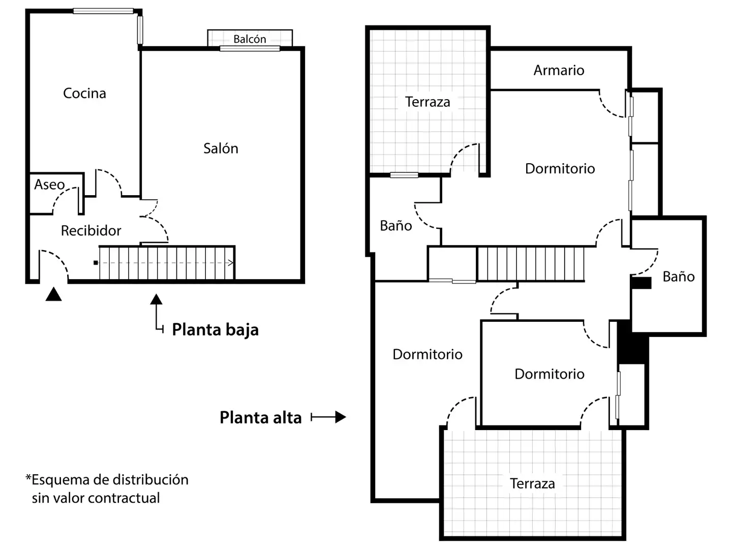 Maisonette zum Verkauf in Alcorcón mit Klimaanlage, Heizung und Parkett