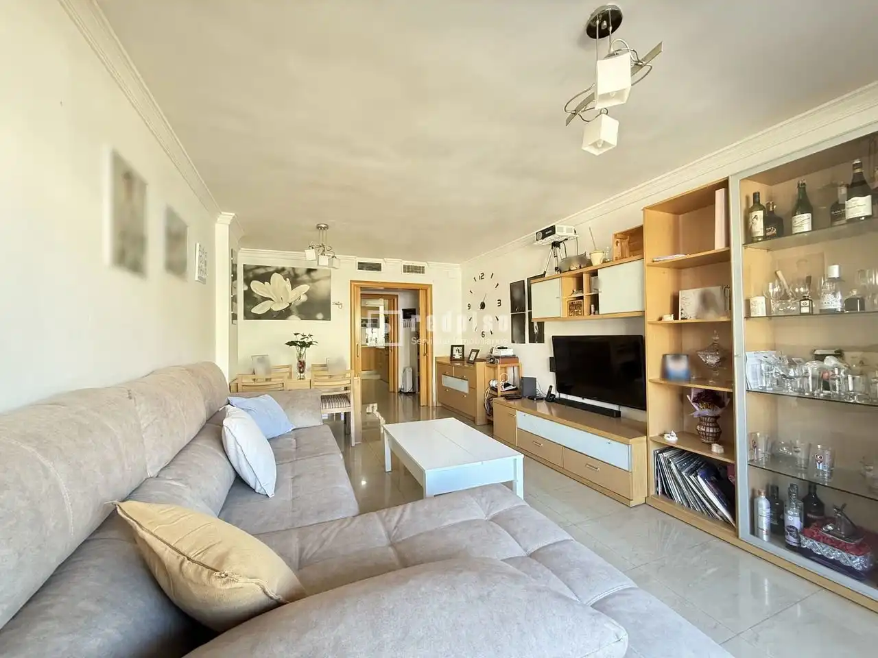 Sala de estar de Piso en venta en Málaga con Aire acondicionado, Calefacción y Jardín privado
