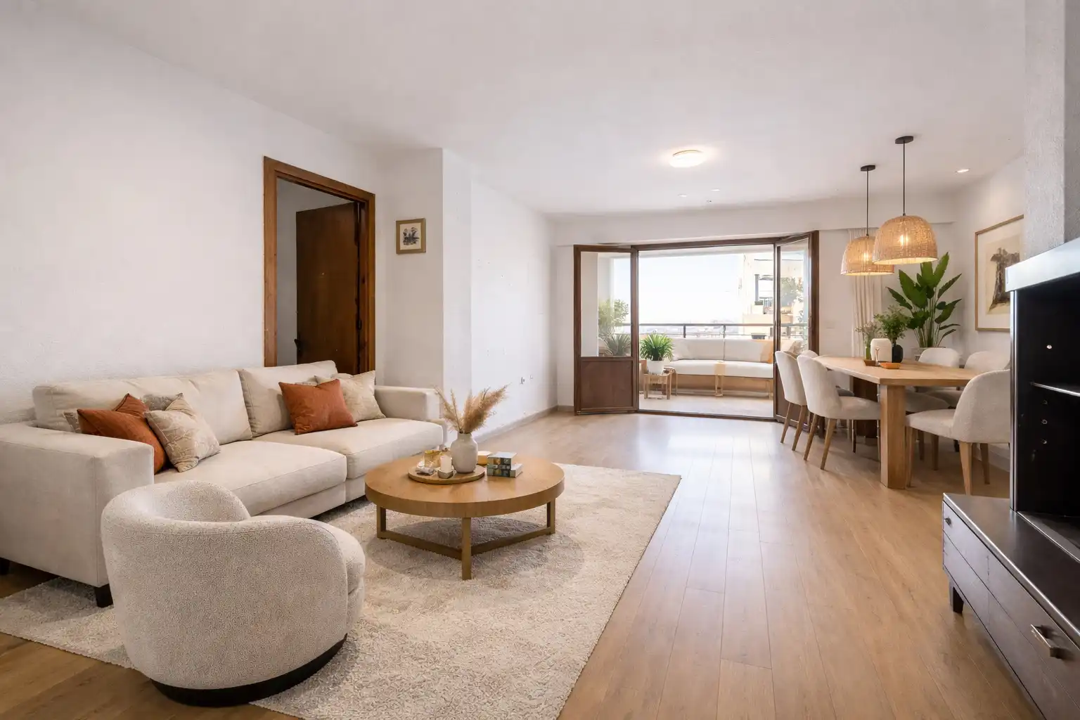 Sala de estar de Piso en venta en Almería con Terraza
