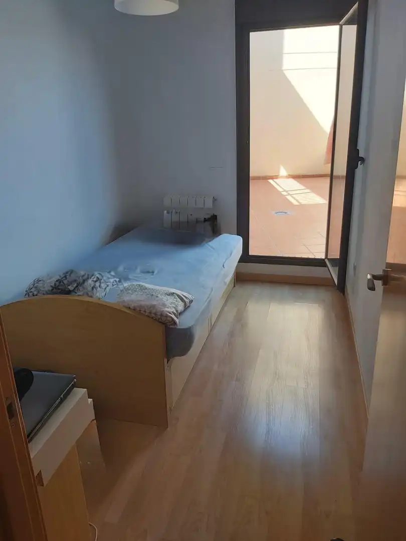 Schlafzimmer von Wohnung zum Verkauf in Pedrola mit Heizung, Parkett und Terrasse
