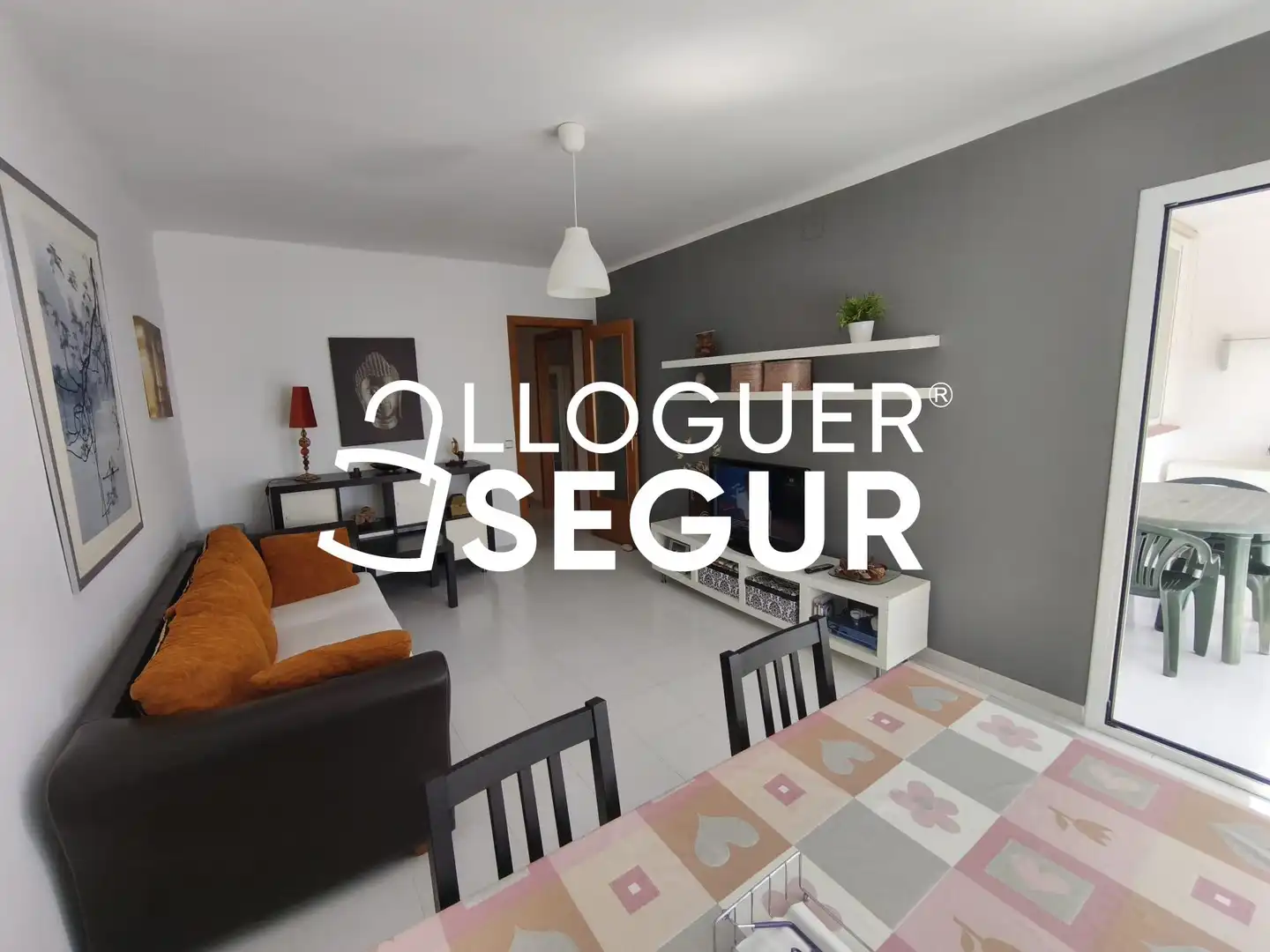 Living room of Flat for rent in Tordera  with Terrace and Furnished