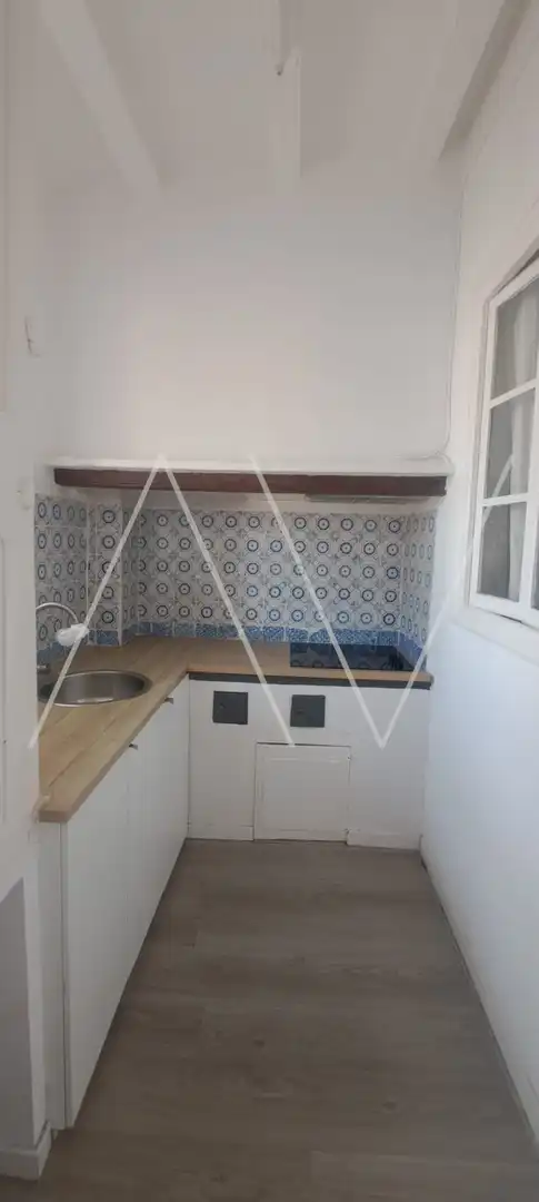Cocina de Piso de alquiler en Barcelona con Balcón