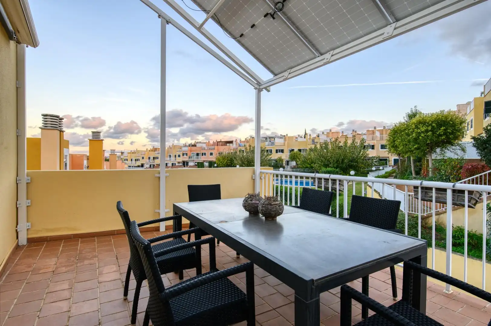 Terrassa de Casa adosada en venda en  Palma de Mallorca amb Aire condicionat, Calefacció i Jardí privat