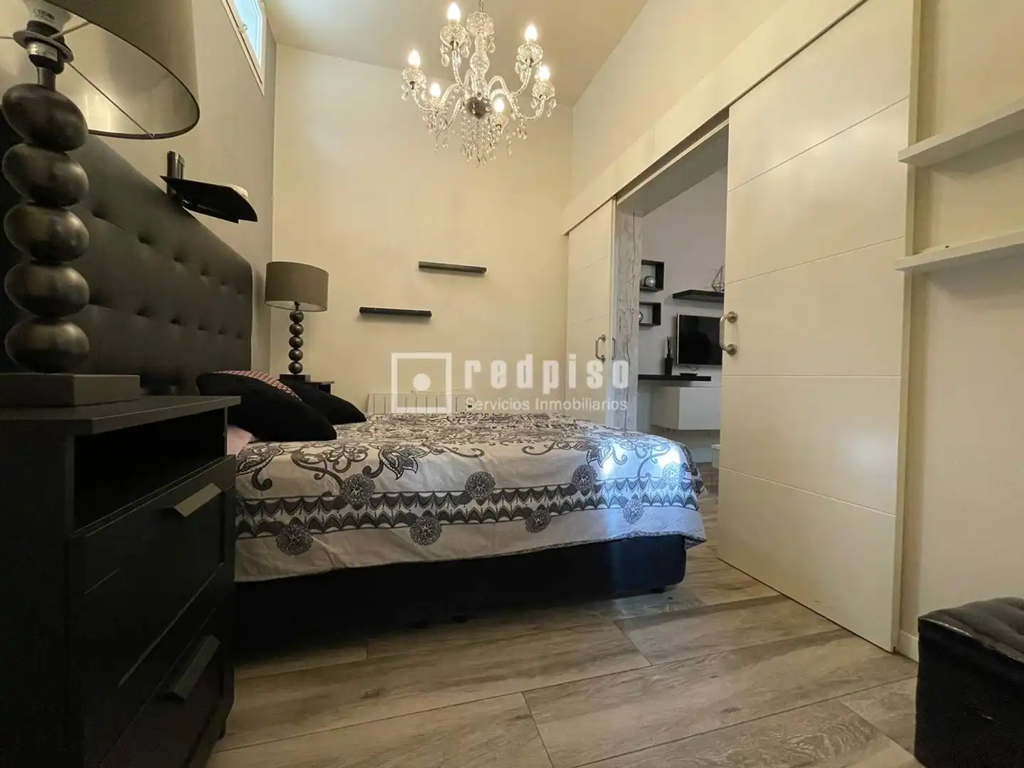 Bedroom of Flat for rent in Madrid  with Heating, Terrace and Furnished