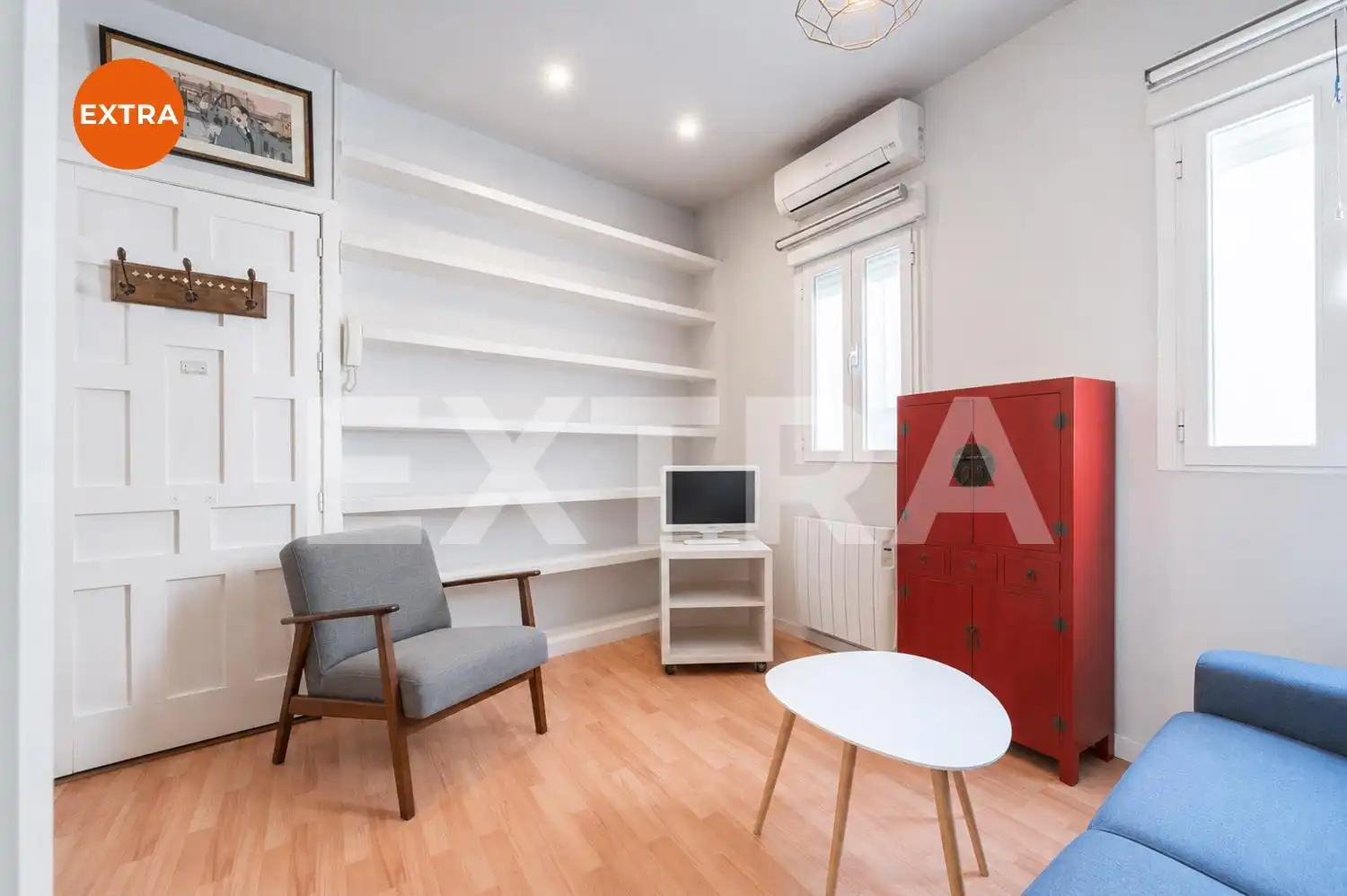 Sala d'estar de Apartament en venda en Madrid amb Aire condicionat i Calefacció