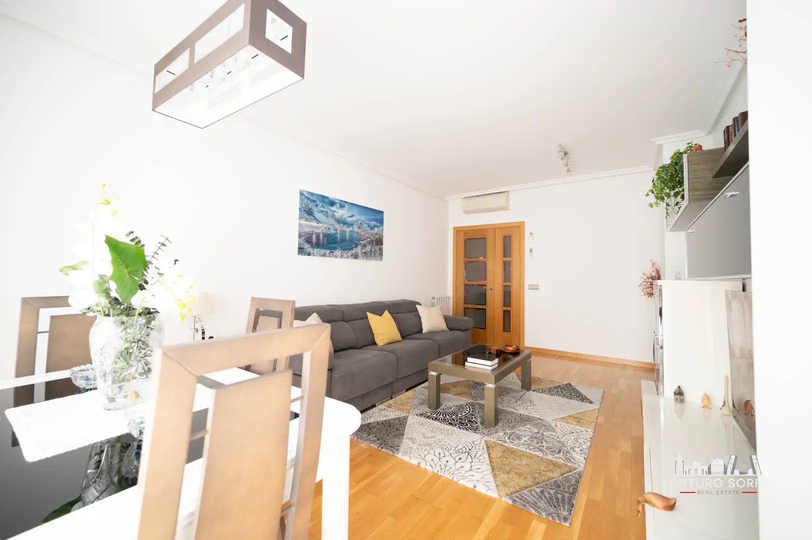 Sala de estar de Piso en venta en Rivas-Vaciamadrid con Aire acondicionado, Calefacción y Trastero