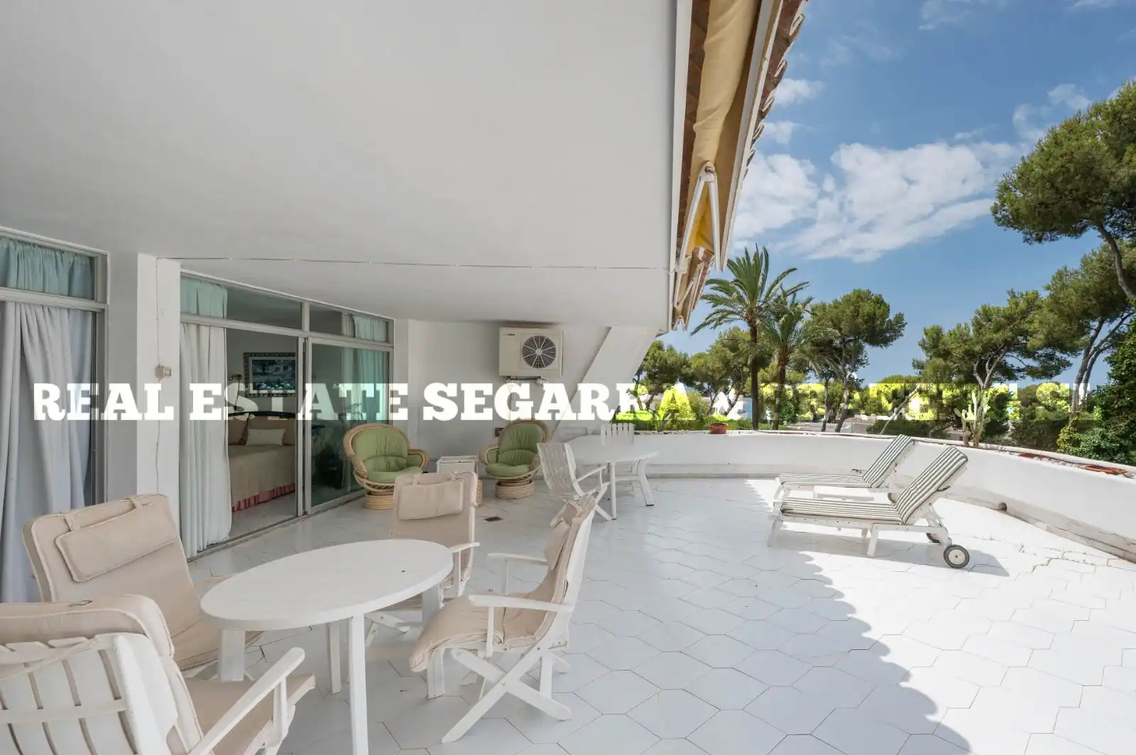 Terrassa de Apartament en venda en Mijas amb Aire condicionat, Terrassa i Moblat