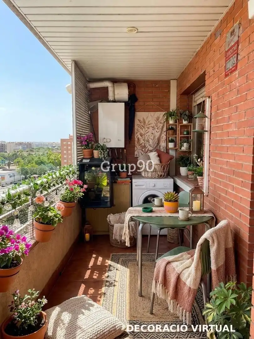 Terrasse von Wohnungen zum Verkauf in Lleida mit Heizung und Balkon