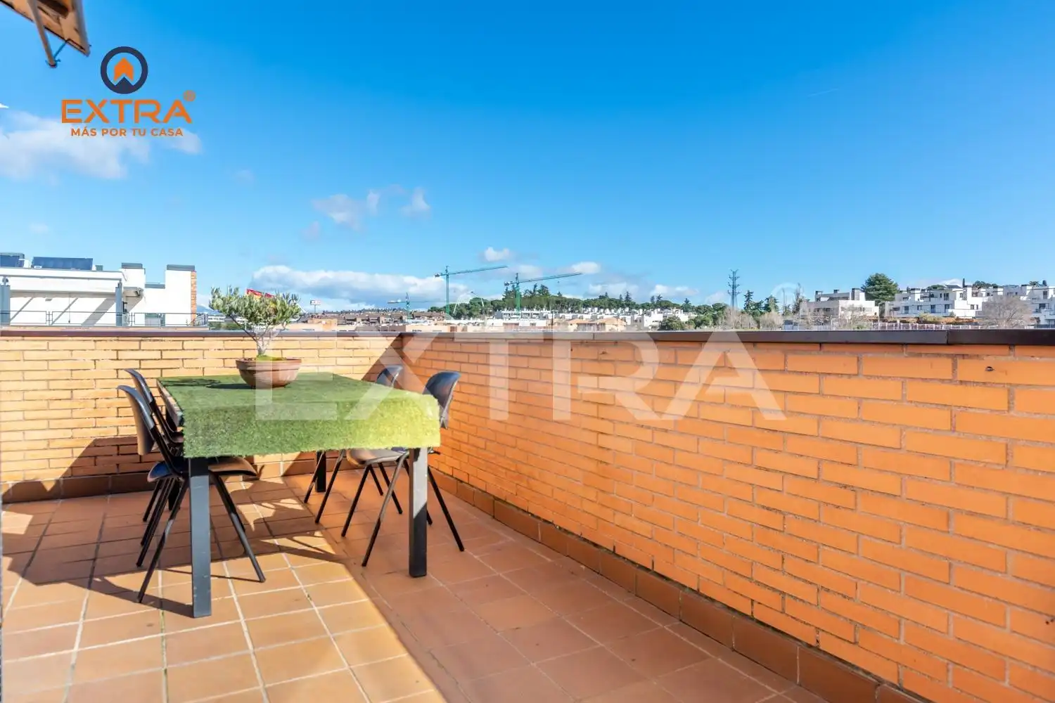 Terraza de Ático en venta en Las Rozas de Madrid con Calefacción, Jardín privado y Terraza