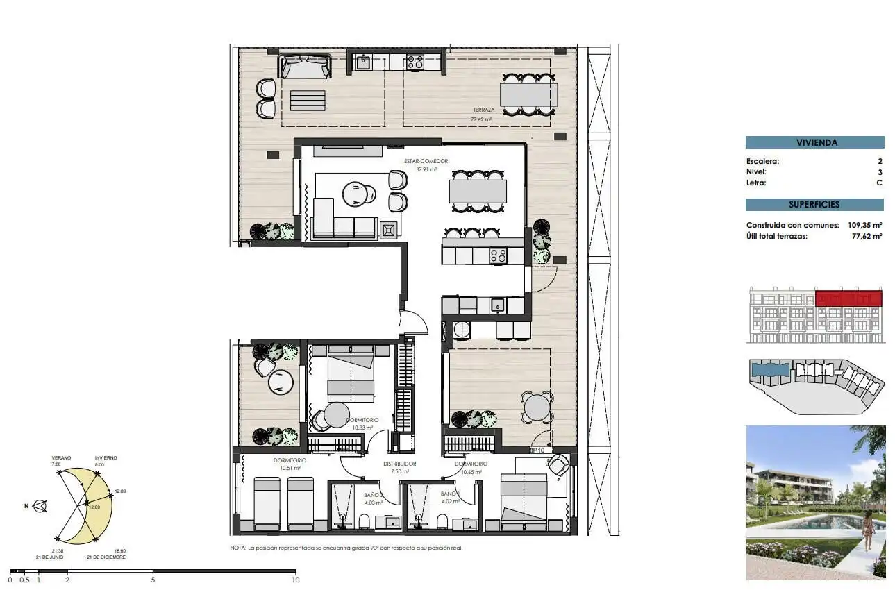 Apartment with terrace for sale in Mar Menor Golf, imagen 33