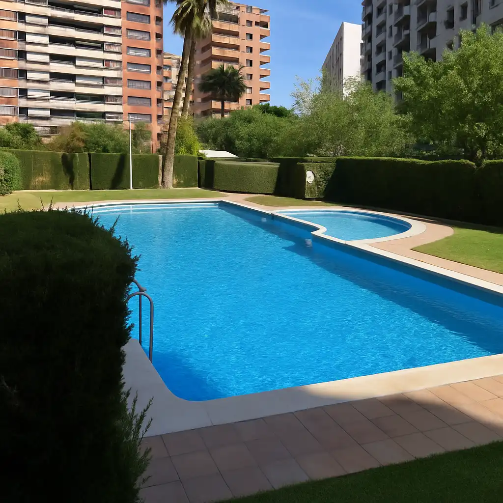 Piscina de Piso para compartir en Granada con Aire acondicionado, Jardín privado y Piscina