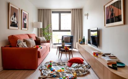 Sala d'estar de Apartament de lloguer en Vitoria - Gasteiz amb Aire condicionat