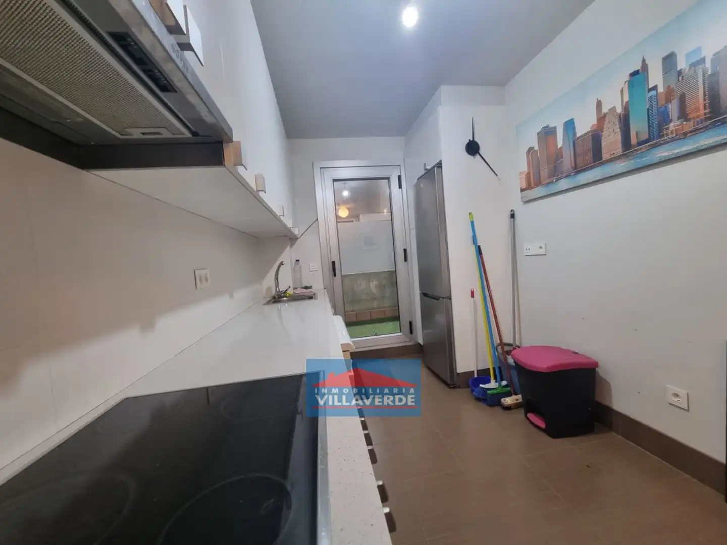 Küche von Wohnung zum Verkauf in Cangas  mit Terrasse, Abstellraum und Möbliert