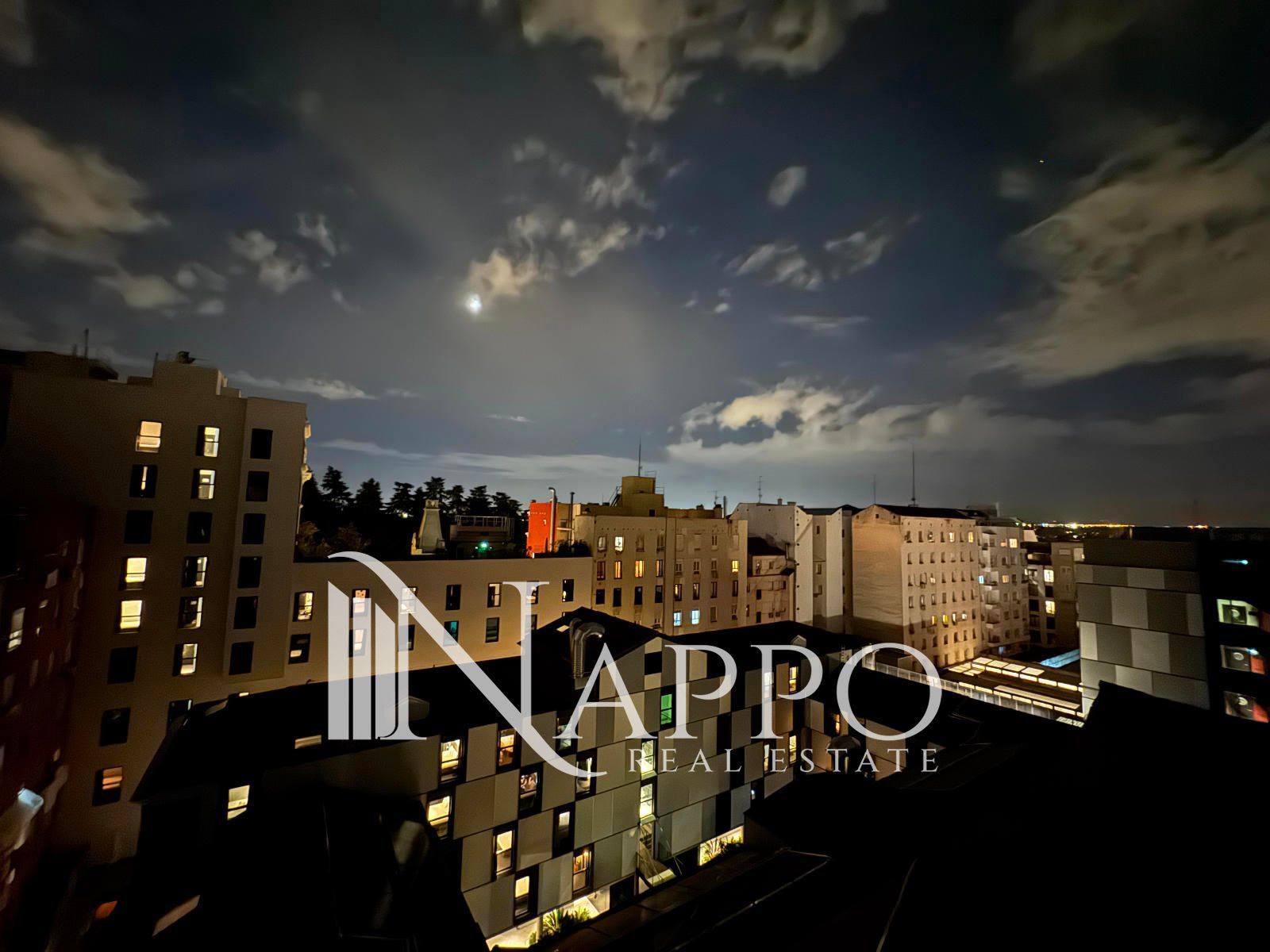 Exterior view of Attic for sale in  Madrid Capital  with Air Conditioner, Heating and Furnished