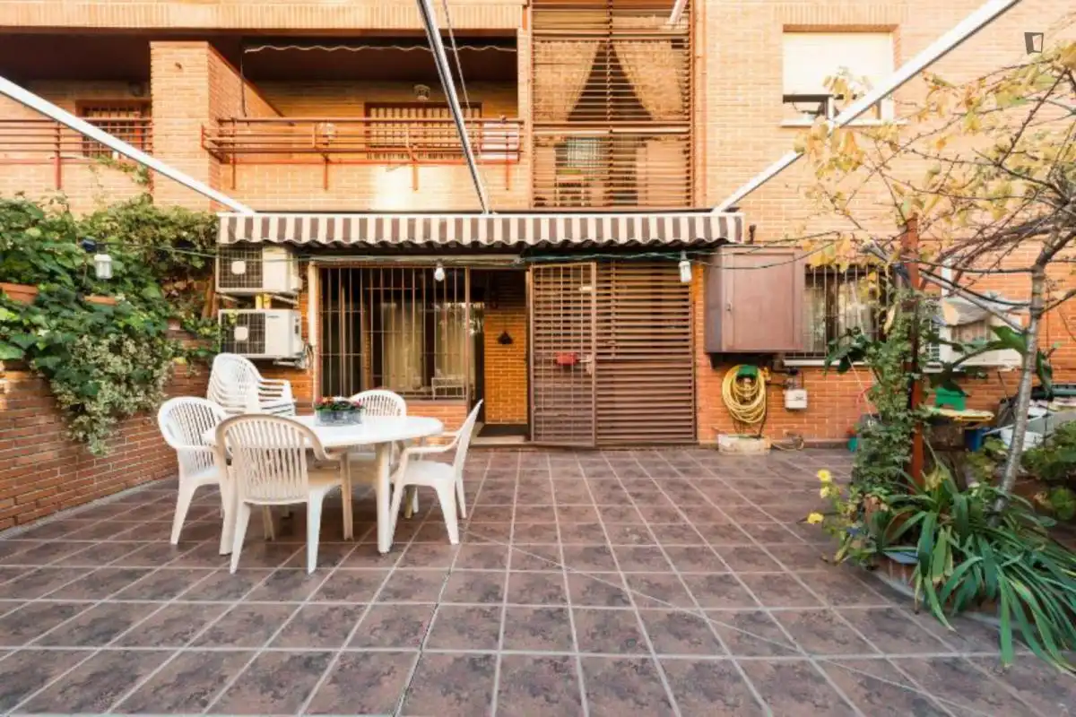 Terrace of Apartments for rent in Madrid  with Air Conditioner, Heating and Furnished