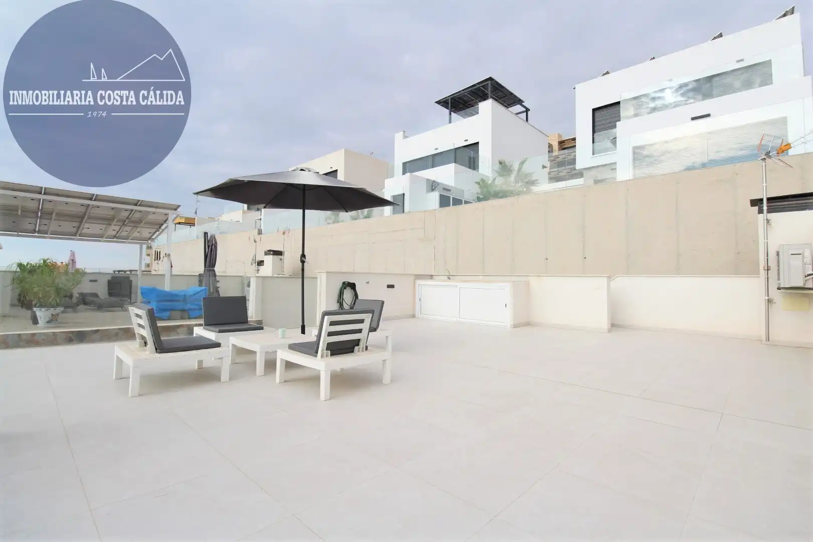 Terraza de Casa adosada en venta en Águilas con Aire acondicionado, Calefacción y Jardín privado