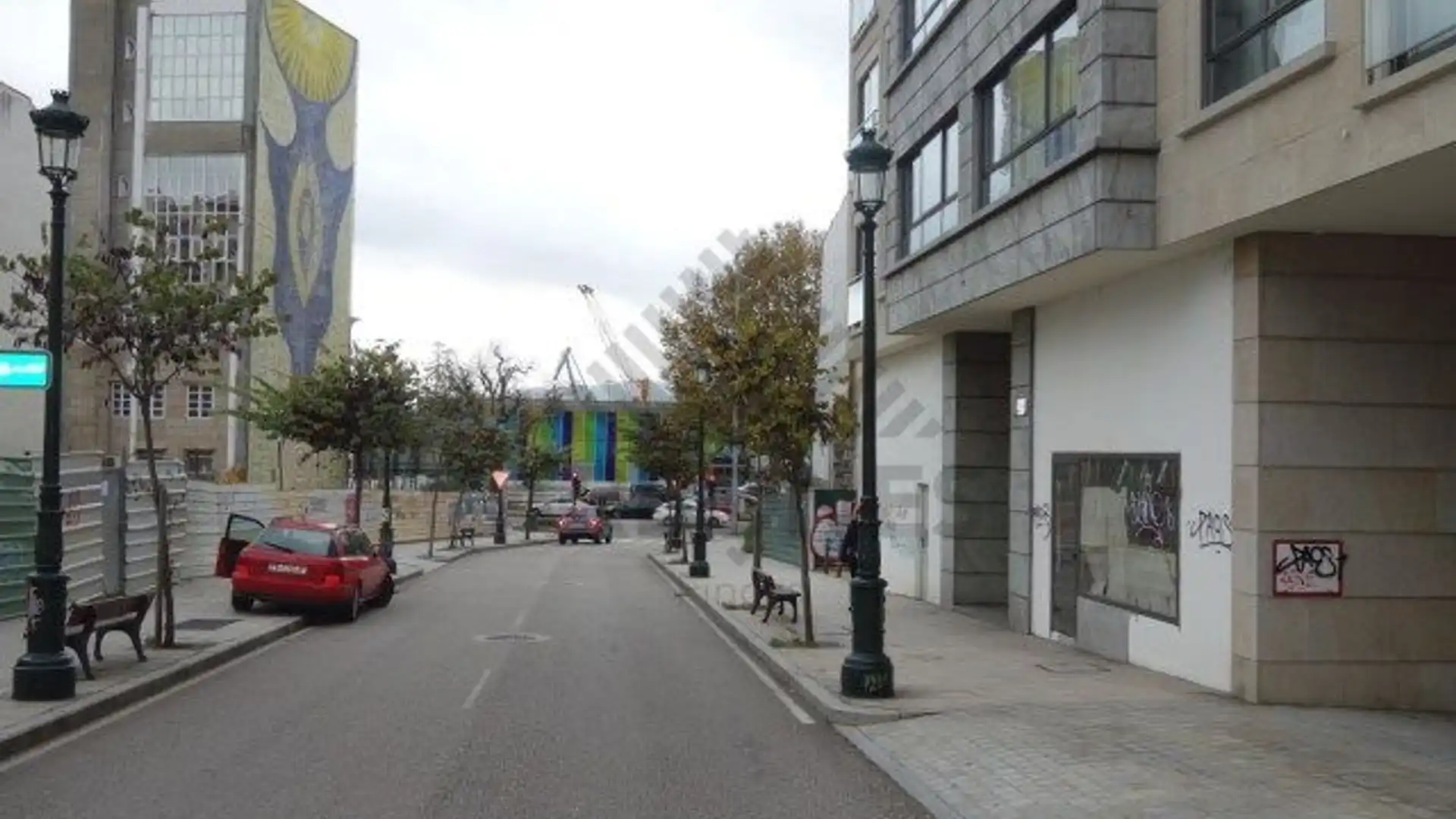 Vista exterior de Local de alquiler en Vigo 