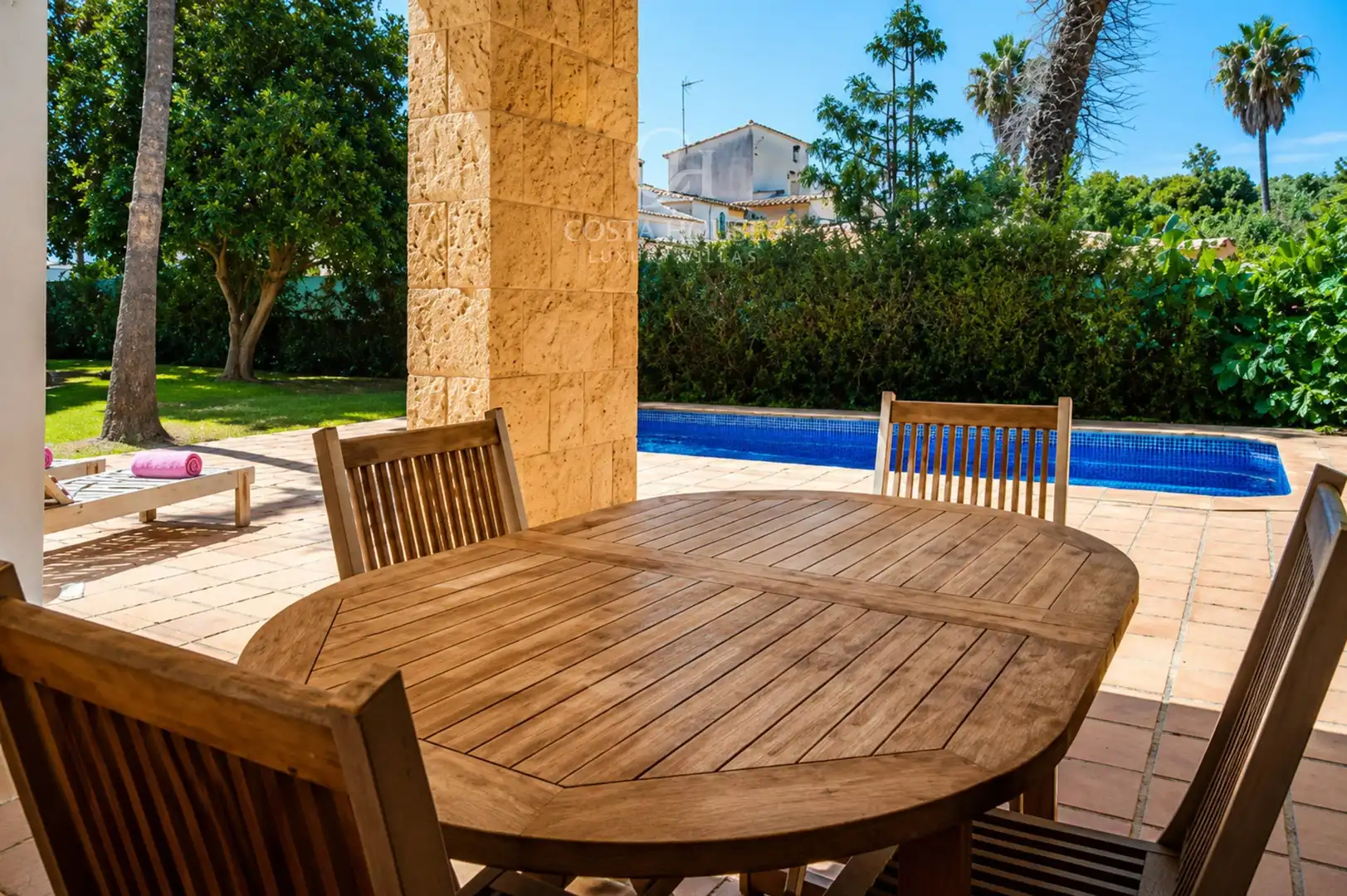 Terrassa de Casa o xalet en venda en Jávea / Xàbia amb Calefacció, Jardí privat i Terrassa