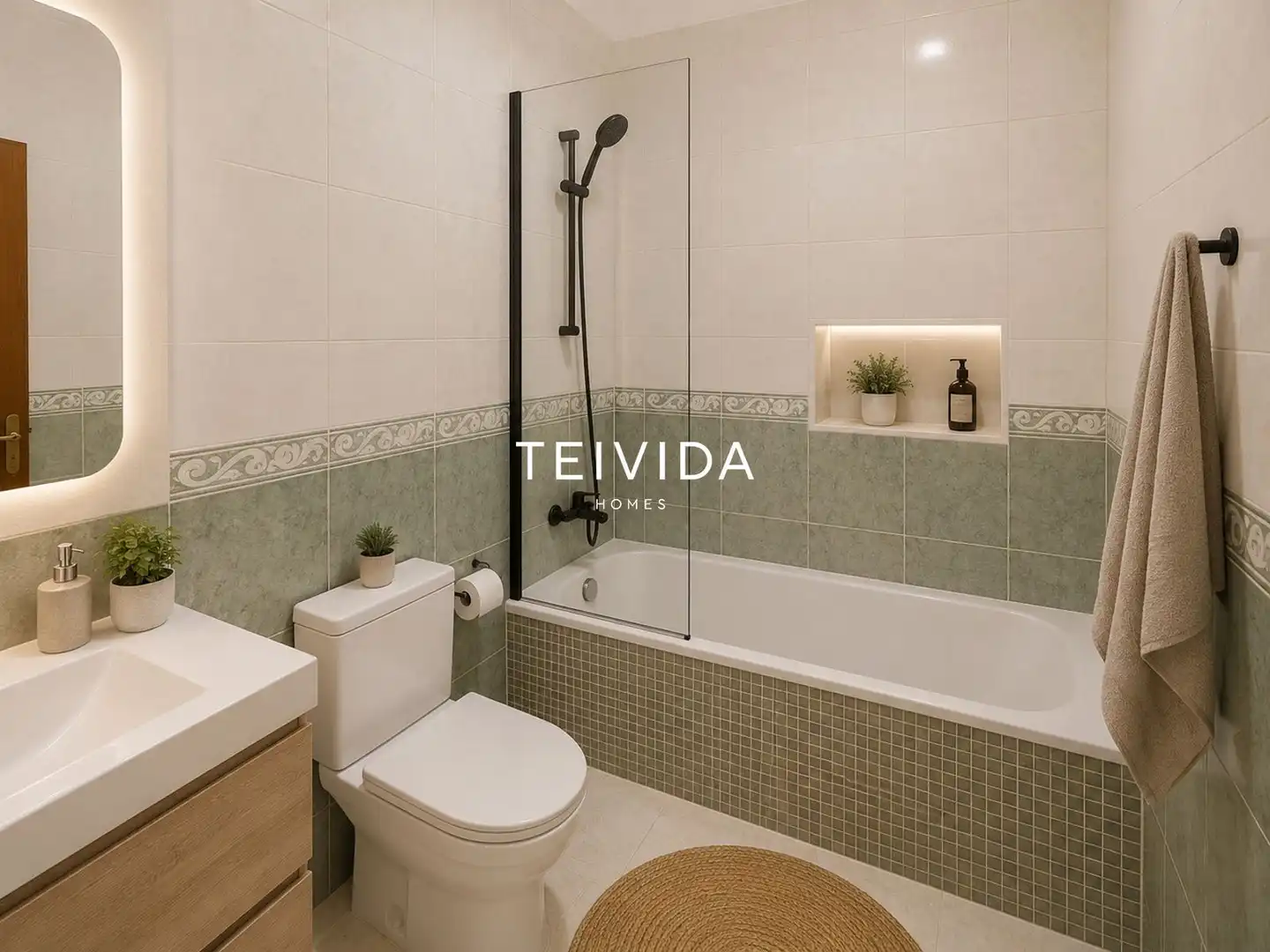 Bathroom of Flat for sale in Arona  with Terrace