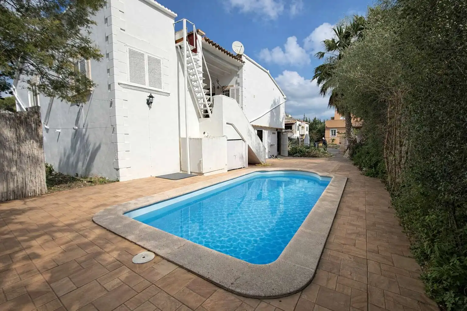 Piscina de Finca rústica de lloguer en Alcúdia amb Calefacció, Terrassa i Moblat