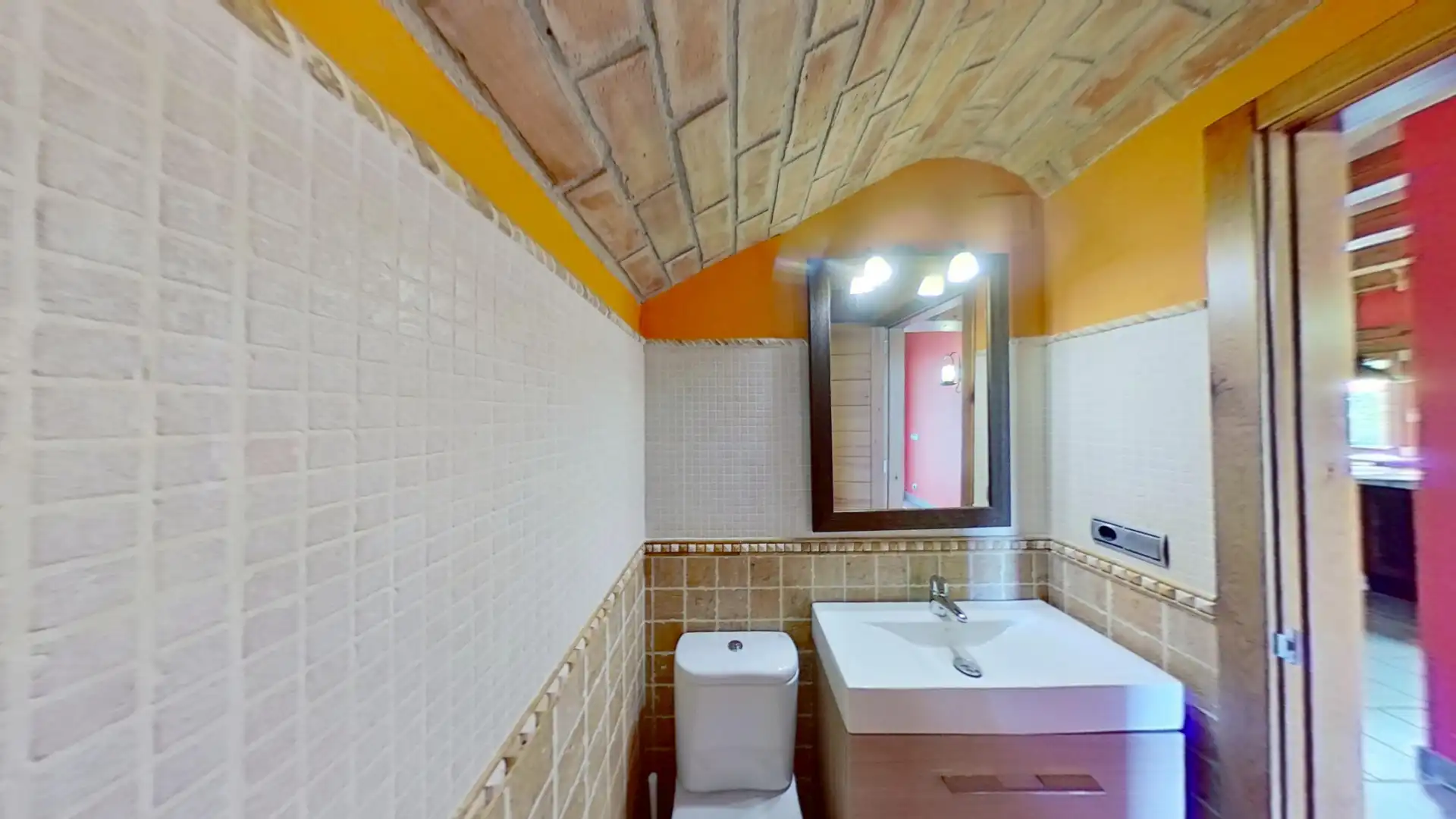 Baño de Casa o chalet en venta en San Jorge / Sant Jordi con Aire acondicionado, Calefacción y Jardín privado
