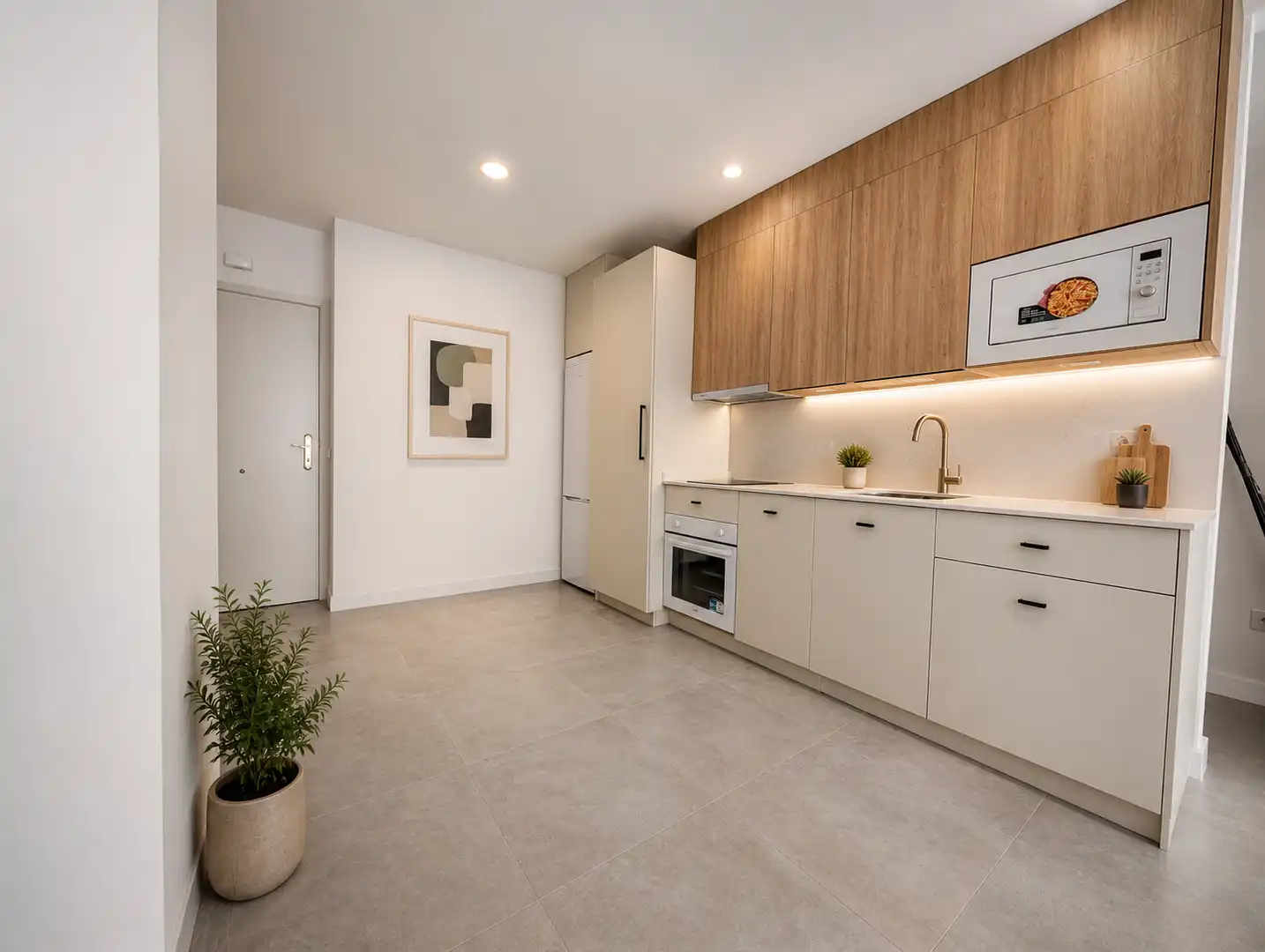 Kitchen of Apartments for rent in  Huelva Capital  with Furnished