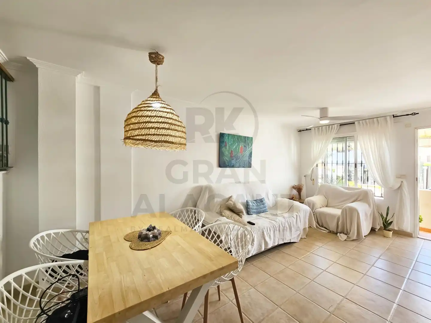 Sala de estar de Casa o chalet en venta en Santa Pola con Jardín privado, Terraza y Trastero
