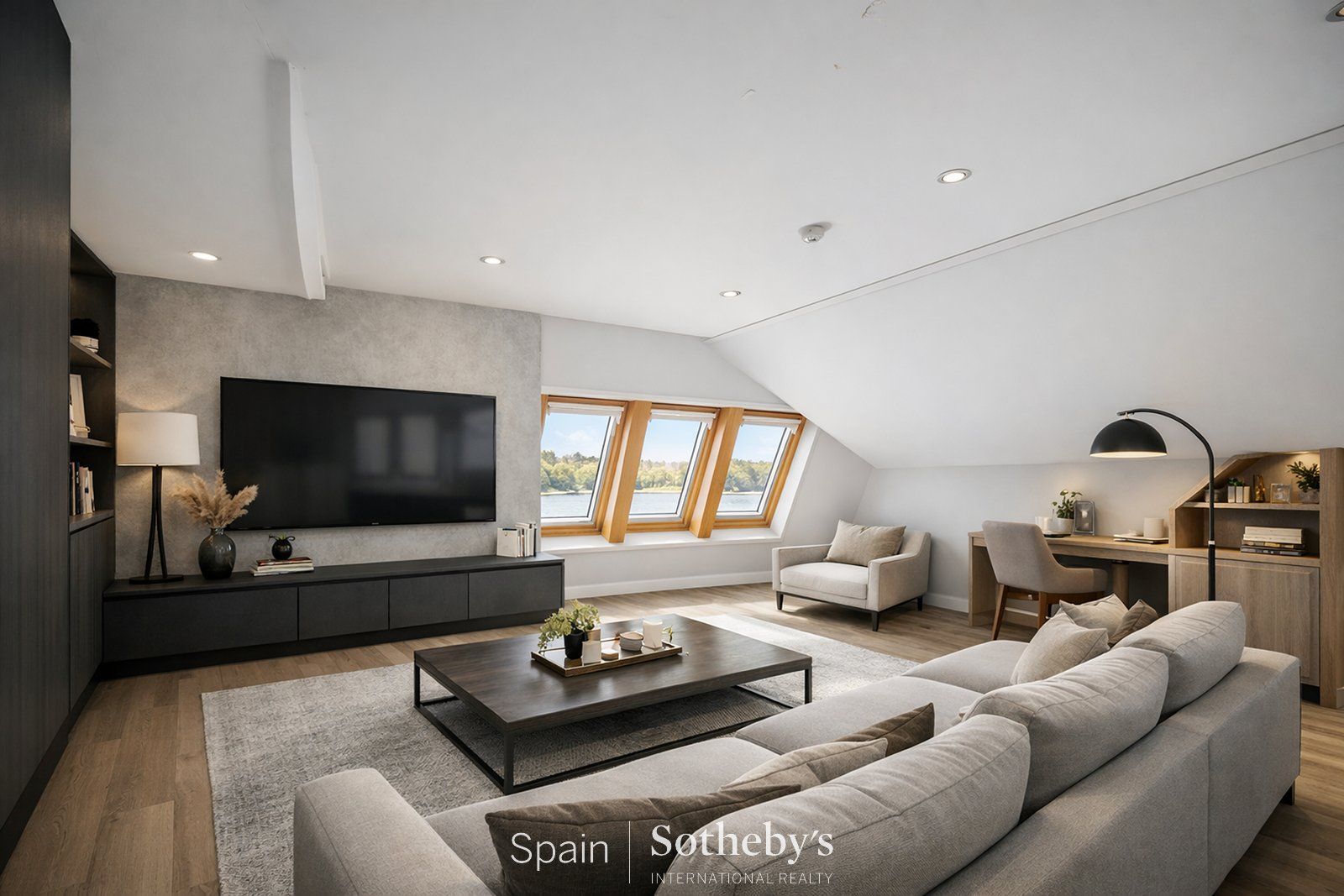 Sala de estar de Casa o chalet en venta en  Madrid Capital