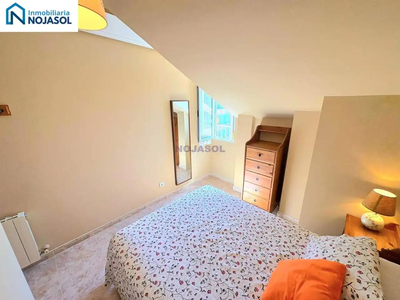 Schlafzimmer von Wohnung zur Miete in Noja mit Heizung, Terrasse und Möbliert