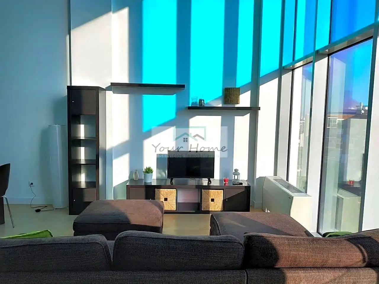 Living room of Duplexes for rent in Torrejón de Ardoz  with Air Conditioner, Furnished and Community pool