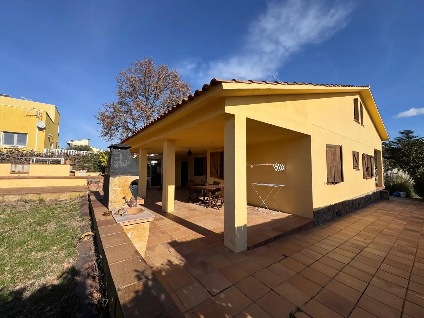 Vista exterior de Casa o chalet en venta en Sant Feliu de Buixalleu con Calefacción, Jardín privado y Terraza
