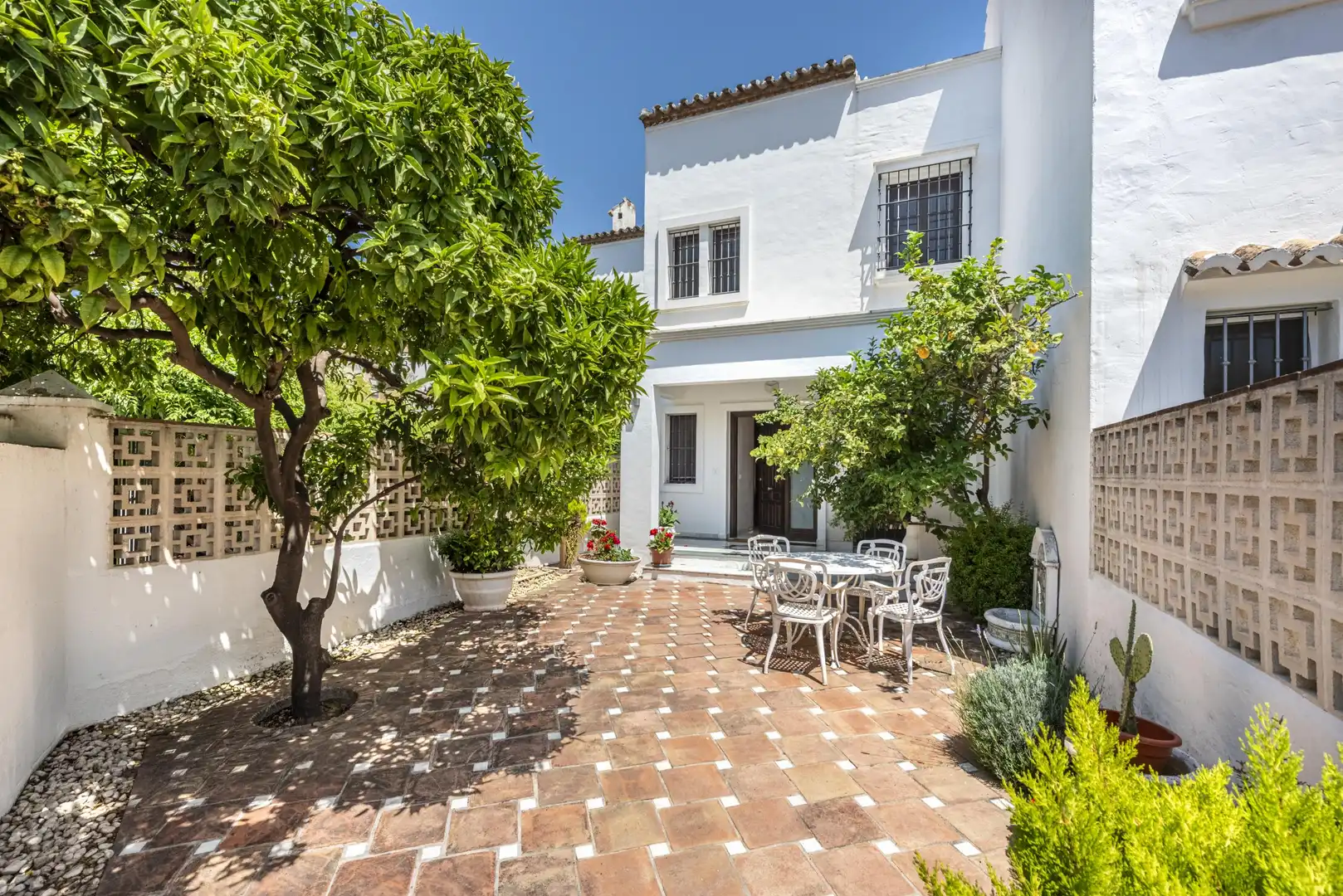 Garden of Detached homes for sale in Marbella  with Private garden, Terrace and Furnished