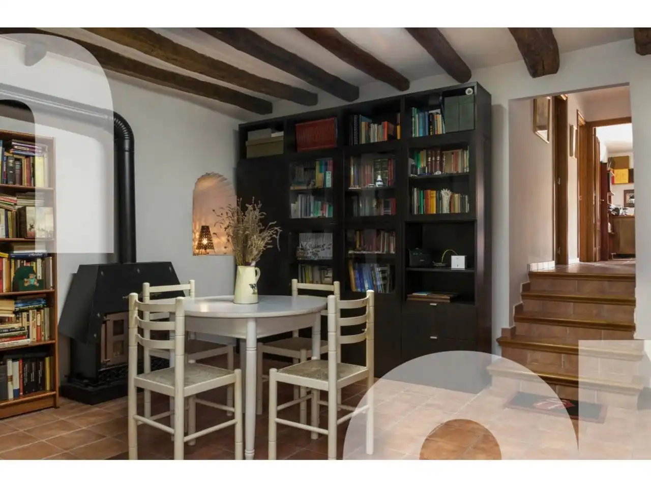 Dining room of Houses for sale in Moià  with Heating and Terrace