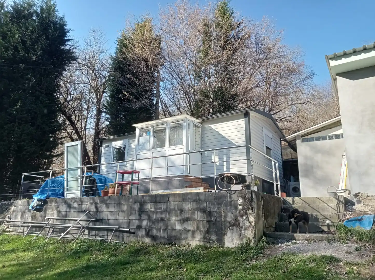 Vista exterior de Casa o chalet en venta en Siero con Amueblado