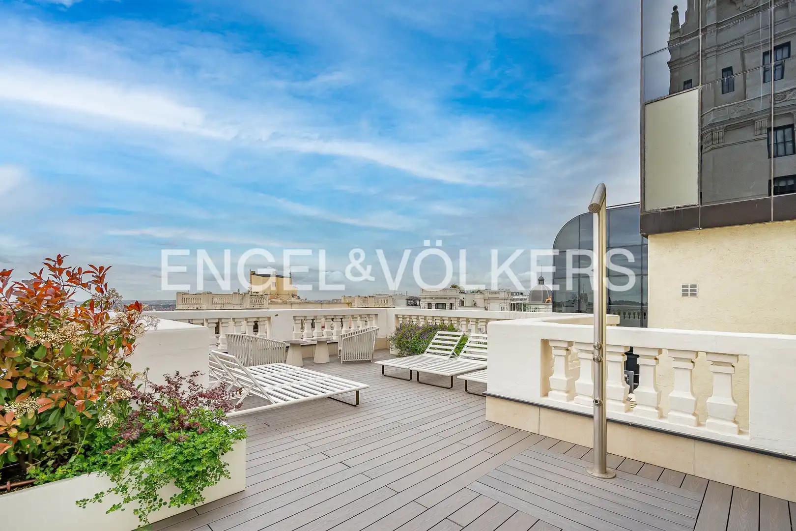 Terrasse von Wohnungen zum Verkauf in Madrid mit Klimaanlage, Heizung und Parkett