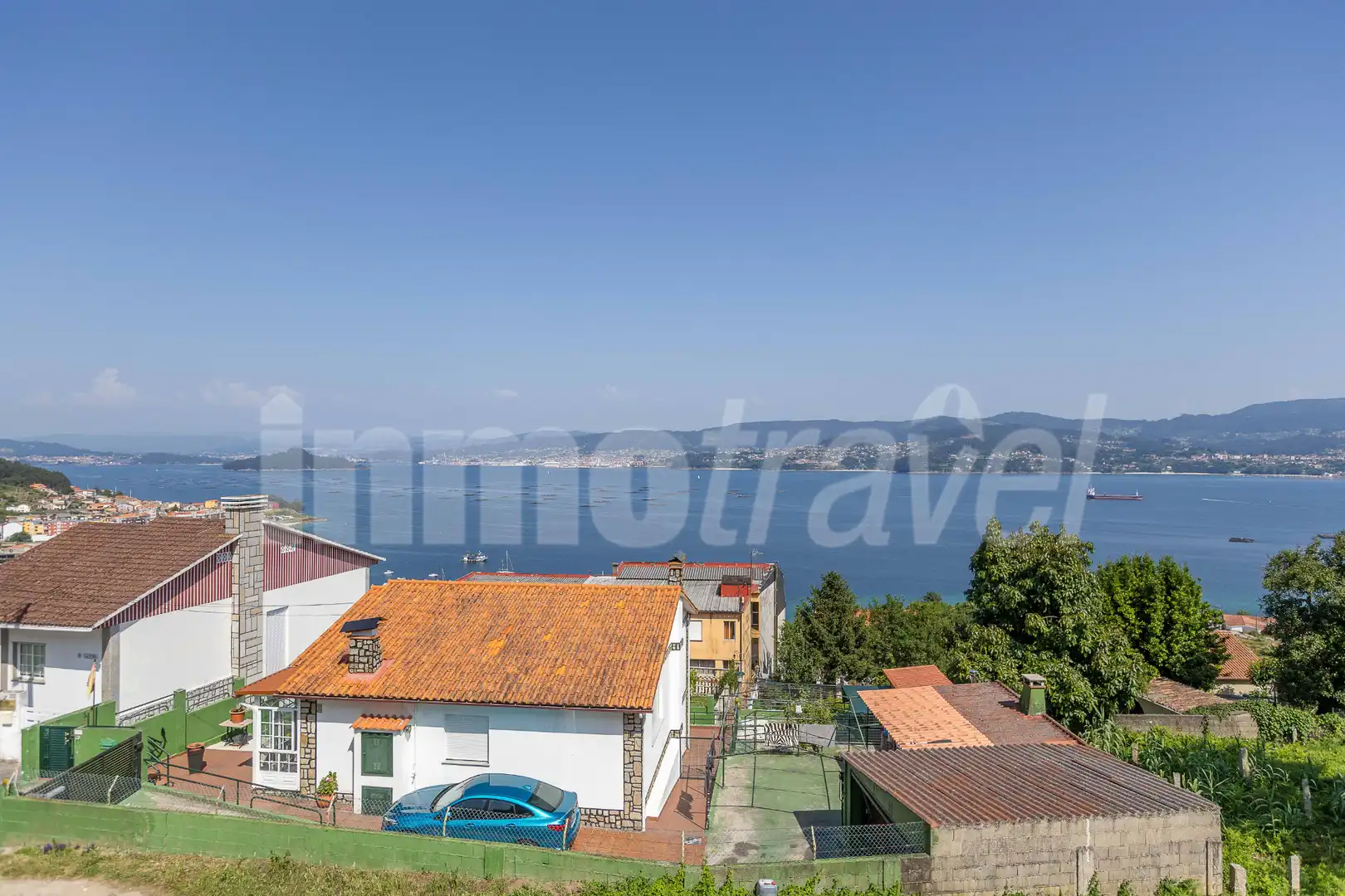 Vista exterior de Casa o chalet en venta en Sanxenxo con Calefacción, Jardín privado y Terraza
