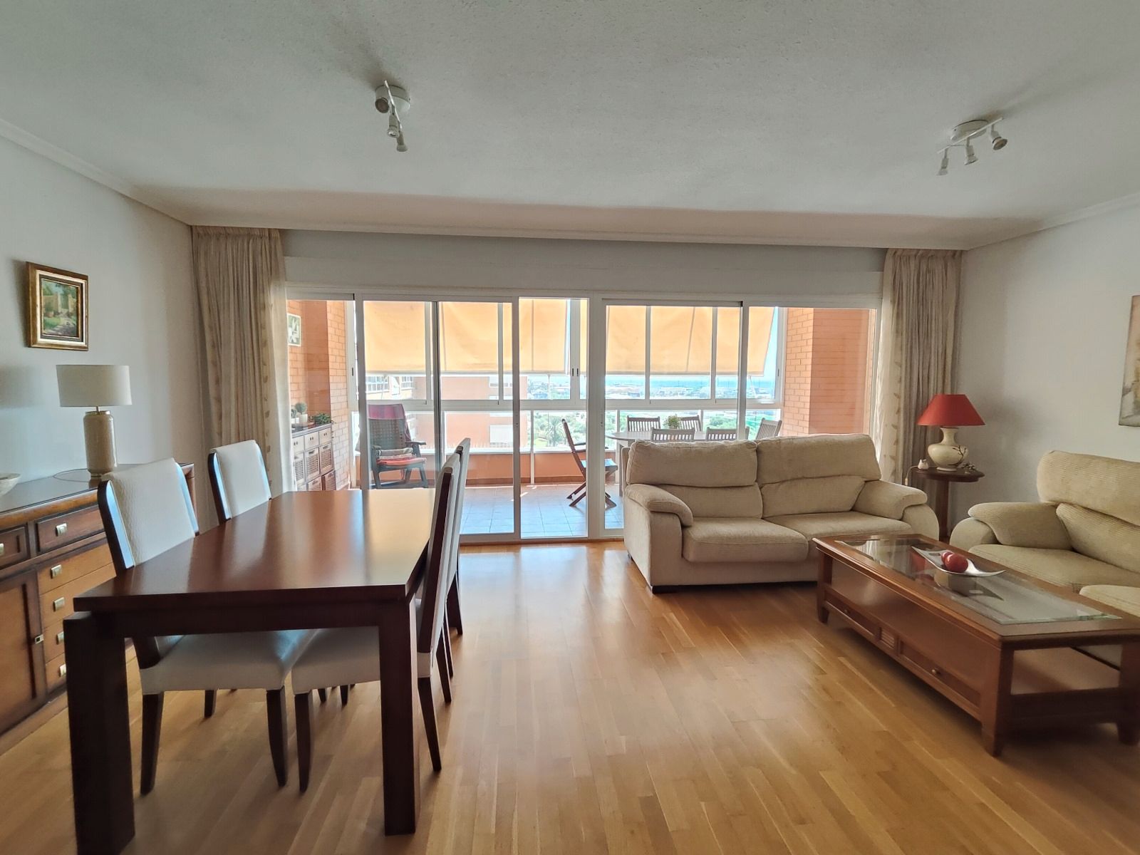 Living room of Flat to rent in Alicante / Alacant  with Air Conditioner, Heating and Terrace