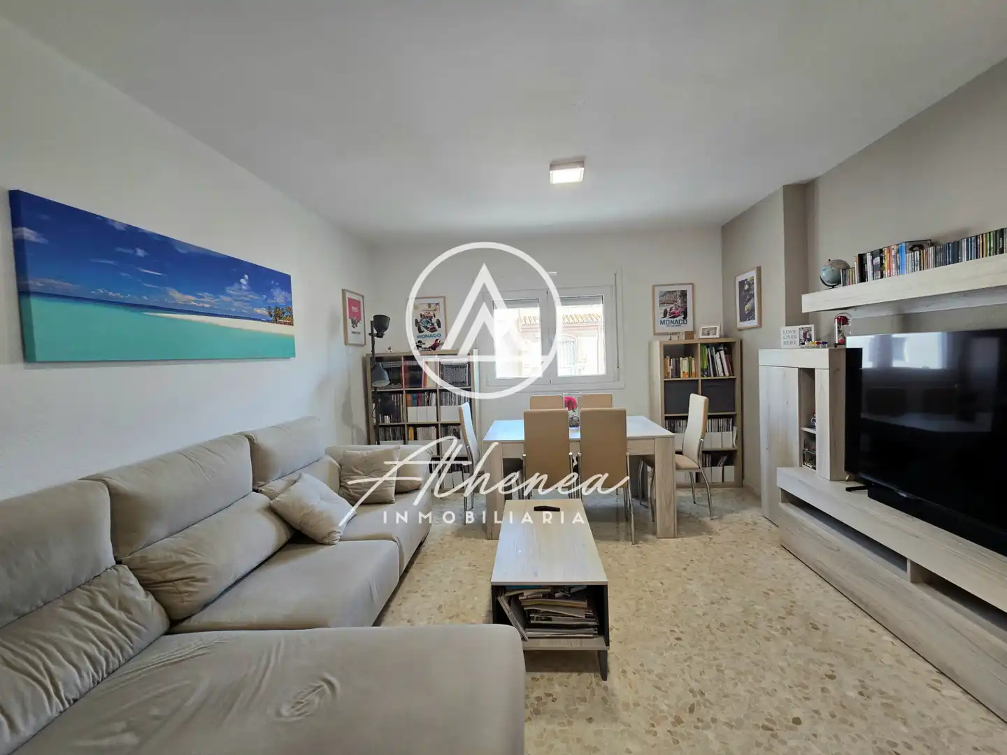 Living room of Detached homes for sale in Roquetas de Mar  with Air Conditioner, Heating and Terrace