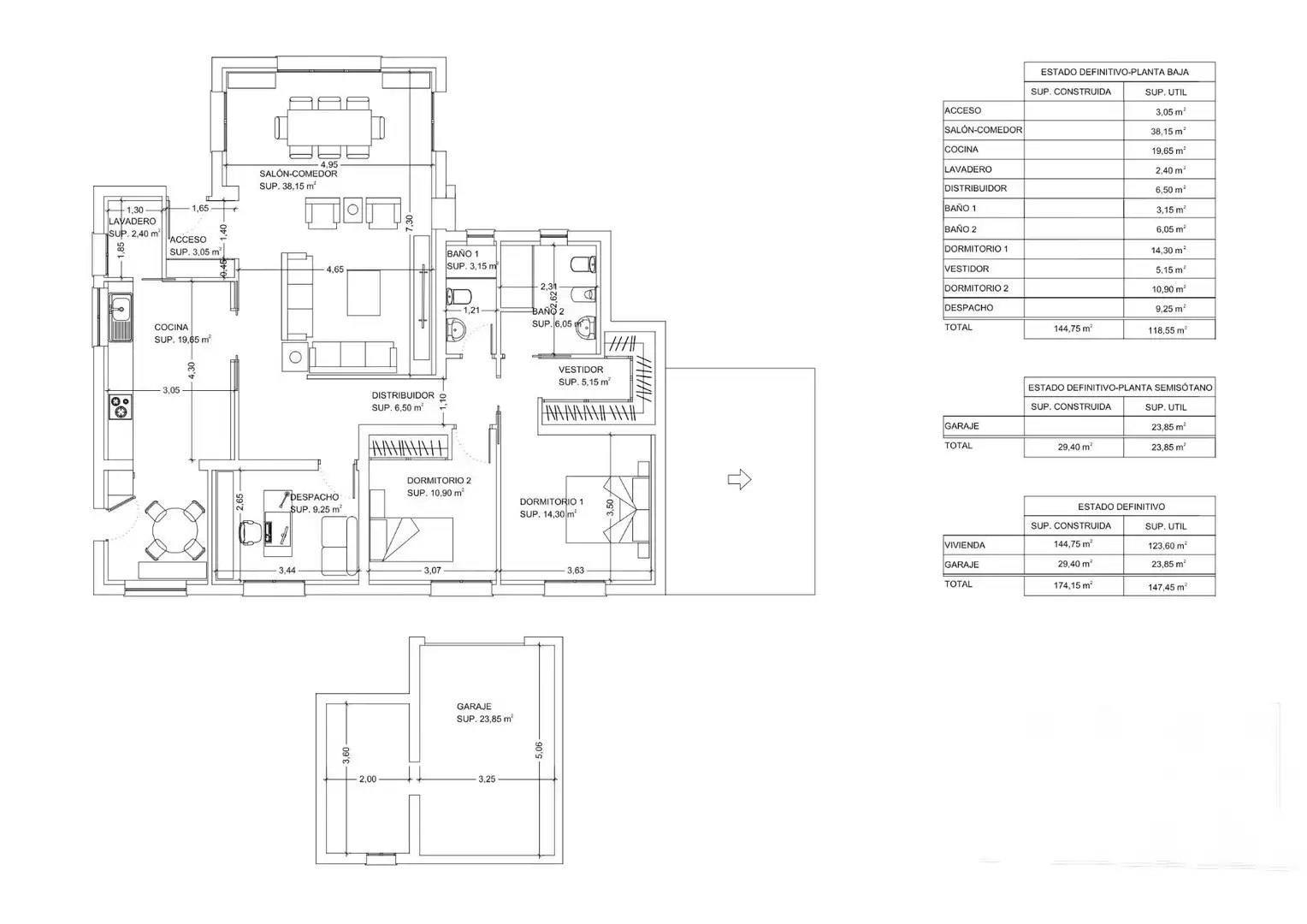 Casa o chalet en venta en Cartagena con Aire acondicionado, Calefacción y Jardín privado