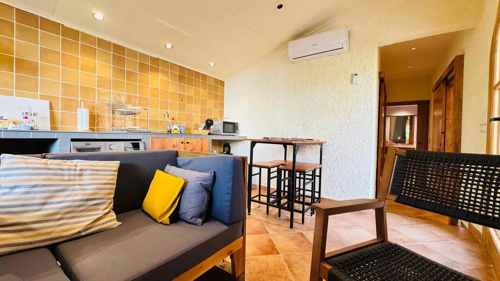 Balcony of Houses for rent in Sant Martí Sarroca  with Private garden, Terrace and Swimming Pool