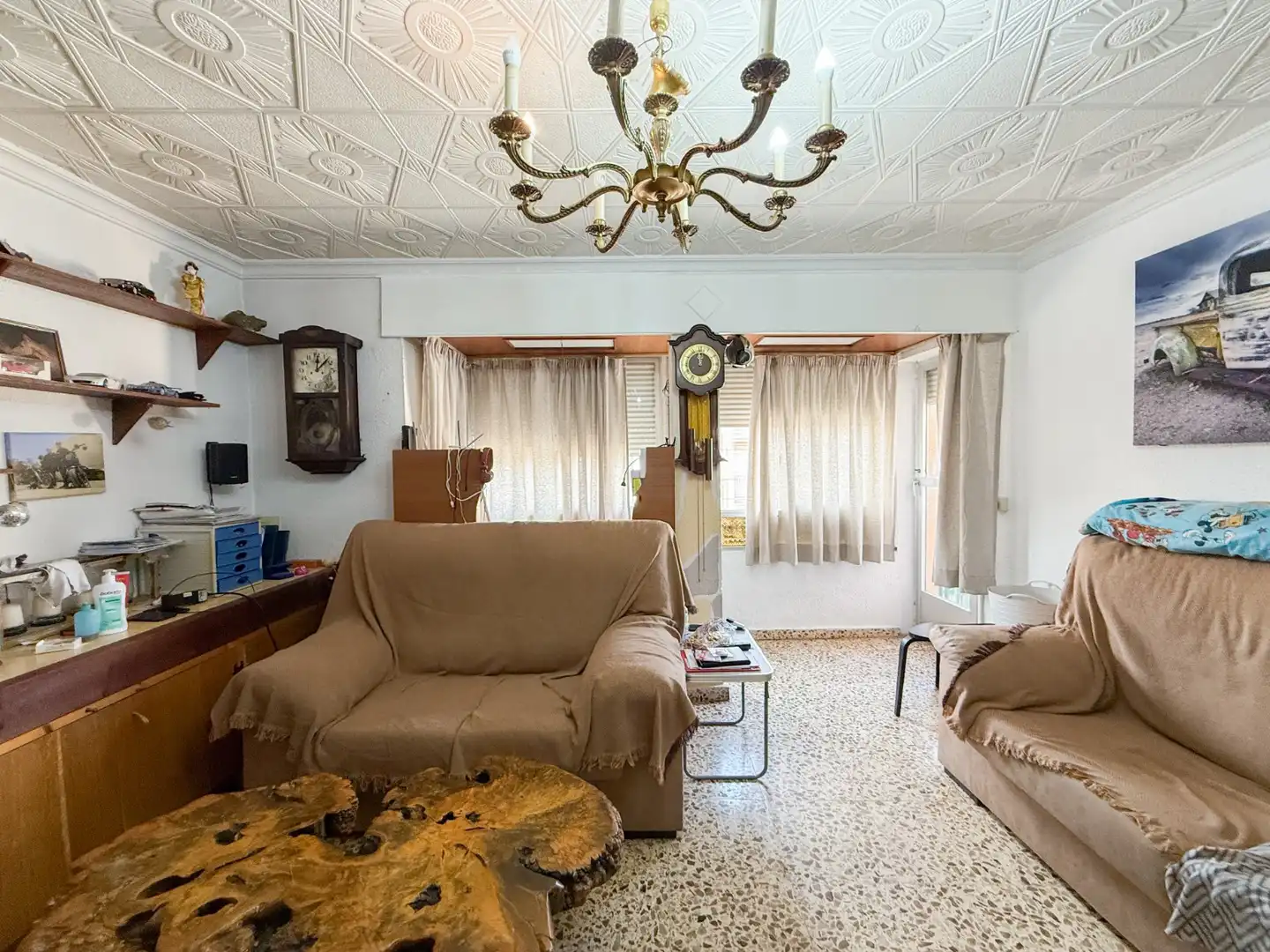 Sala de estar de Piso en venta en Águilas con Terraza, Trastero y Amueblado