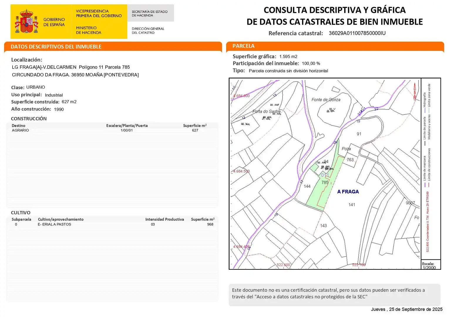 Grundstücke und Bauplätze zum Verkauf in Lugar FRAGA(A)-V.DELCARMEN, imagen 10